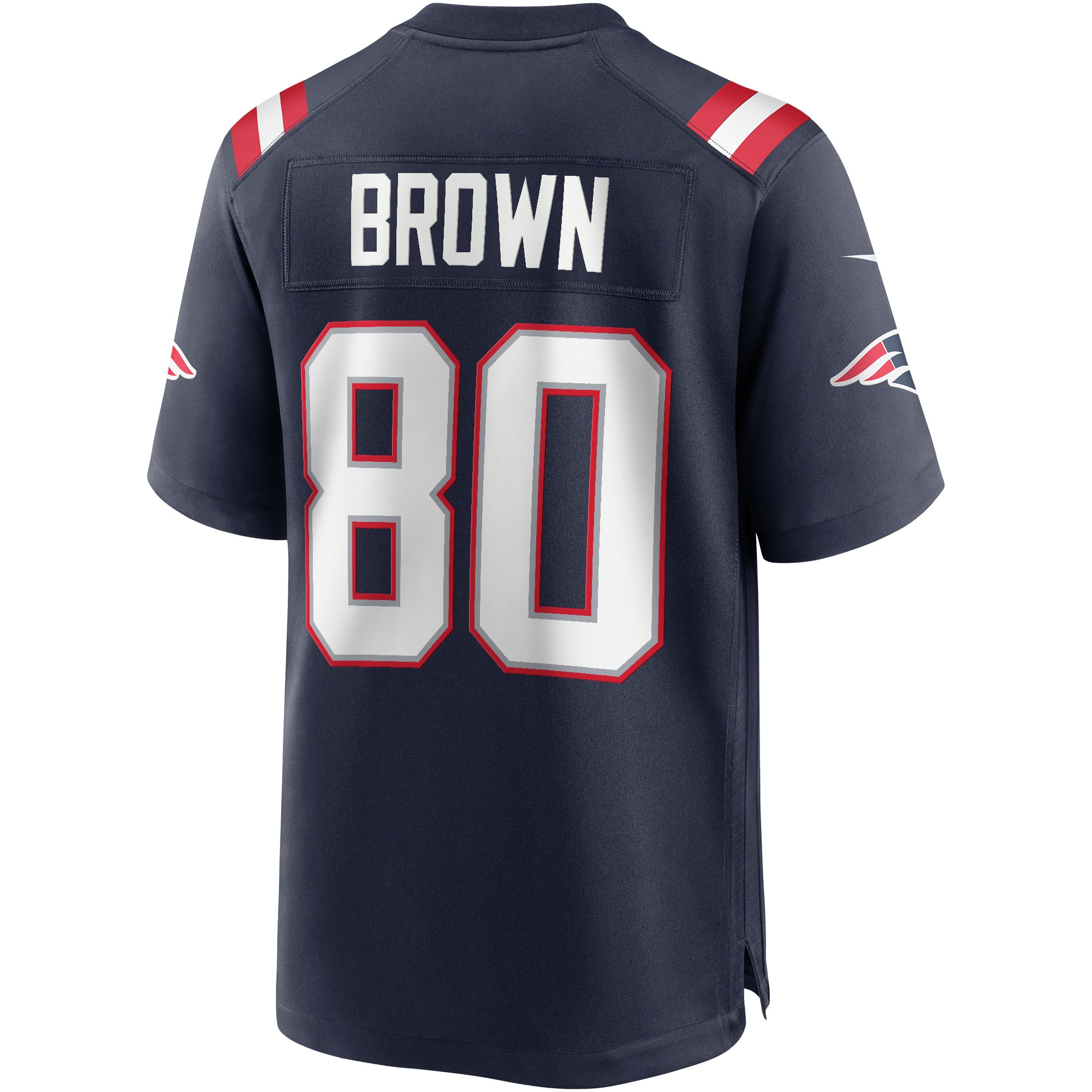 New England Patriots Troy Brown Navy Game Retired Player Jersey for Youth Women Men - Friend Lounge Store - Shop for All Things Jerseys Sports - PersonalJerseys