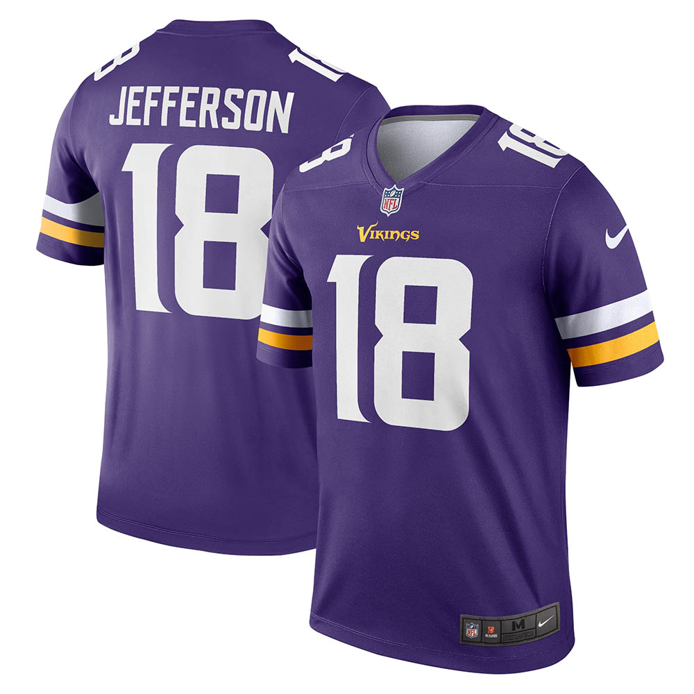 Men's Minnesota Vikings Justin Jefferson Legend Jersey Purple - PersonalJerseys