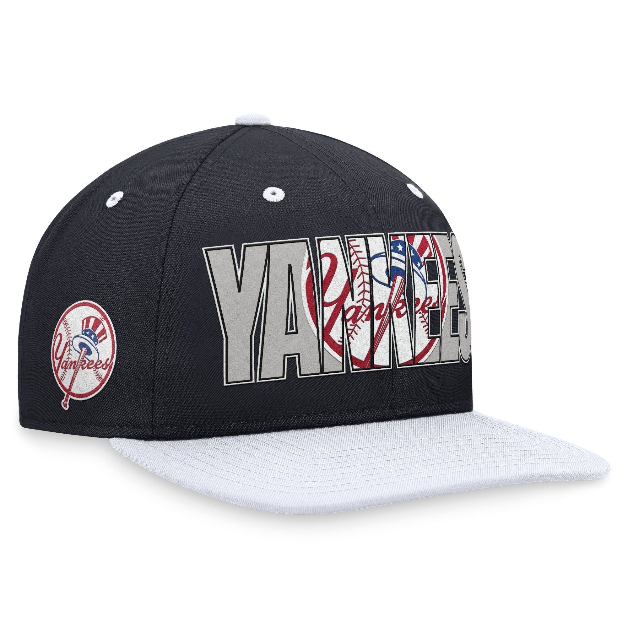 New York Yankees Nike Cooperstown Collection Pro Snapback Hat - Navy - PersonalJerseys