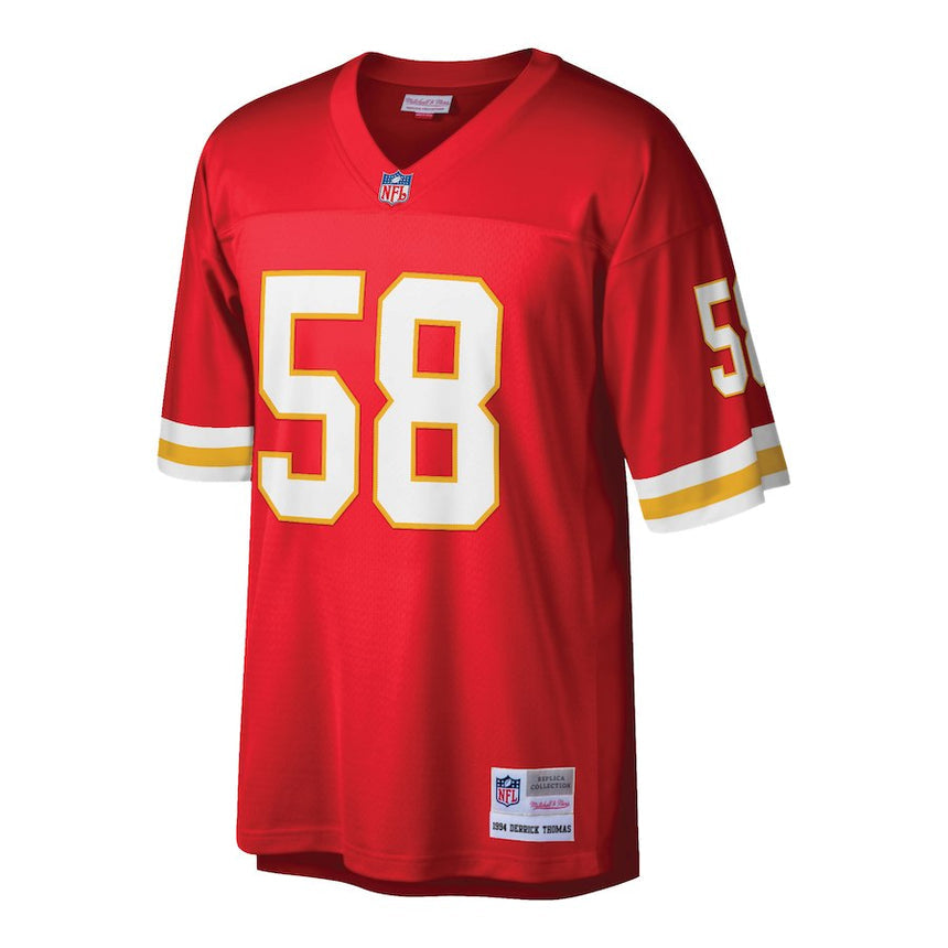 Men's Kansas City Chiefs Derrick Thomas Mitchell & Ness Red Retired Player Replica Jersey - PersonalJerseys