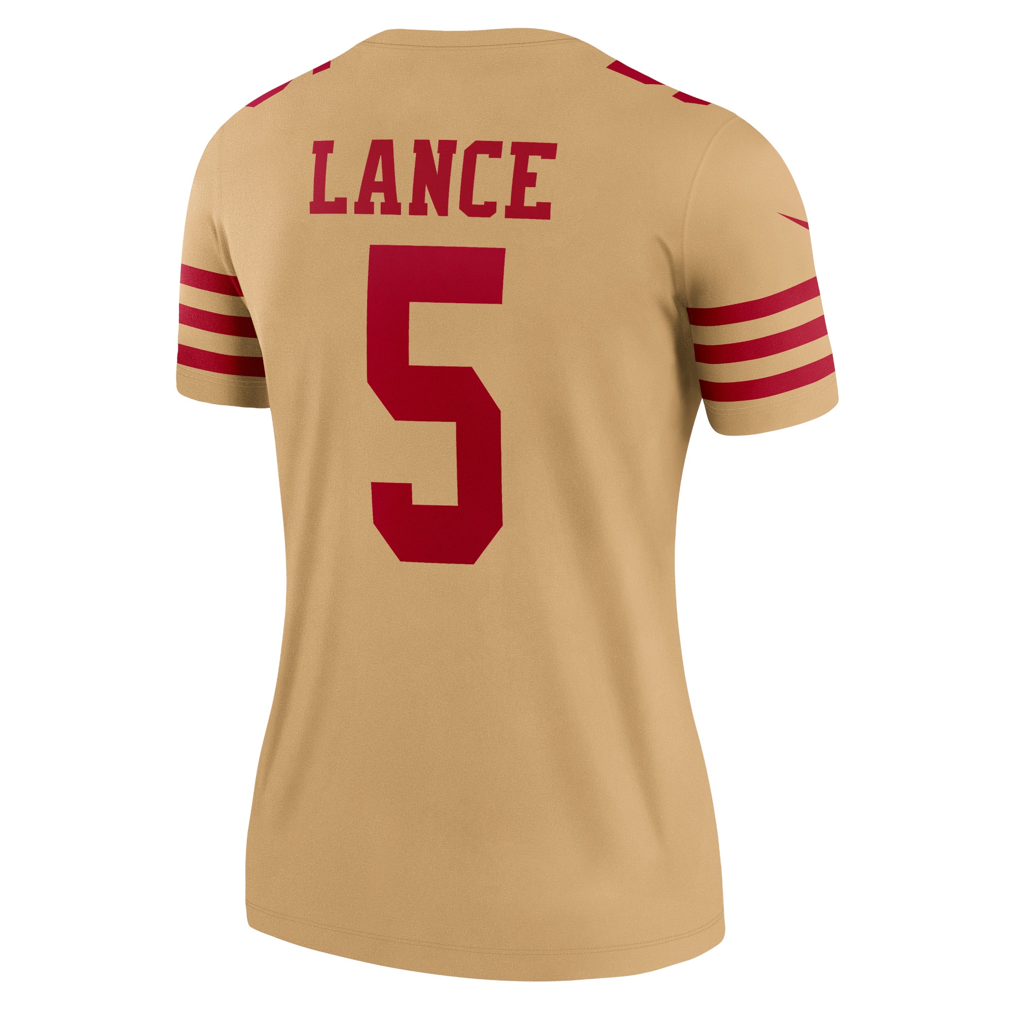 Trey Lance San Francisco 49ers Nike Women's Team Inverted Legend Jersey - Gold - PersonalJerseys