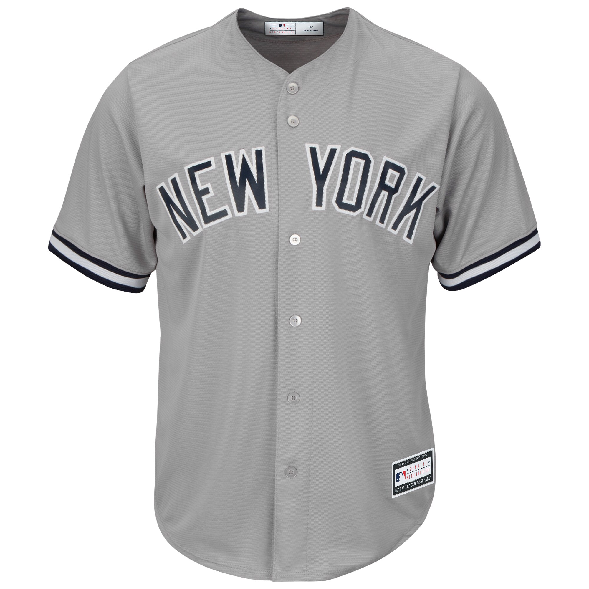 New York Yankees Big & Tall Replica Team Jersey - Gray - PersonalJerseys