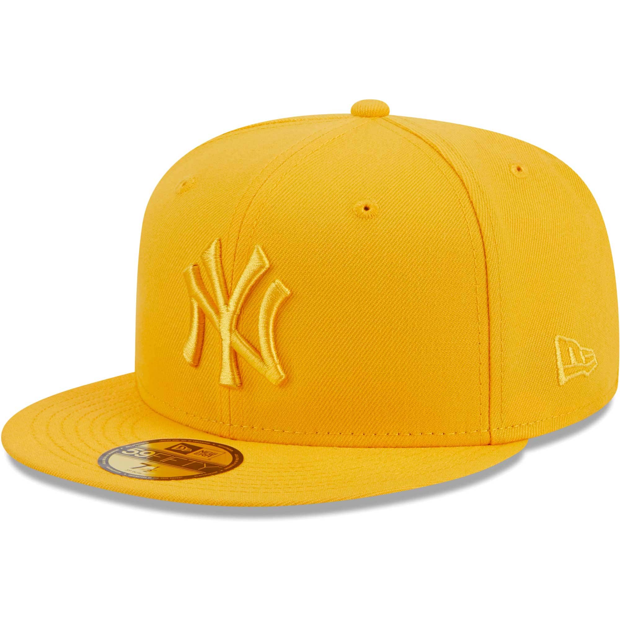 New York Yankees New Era Color Pack 59FIFTY Fitted Hat - Gold - PersonalJerseys