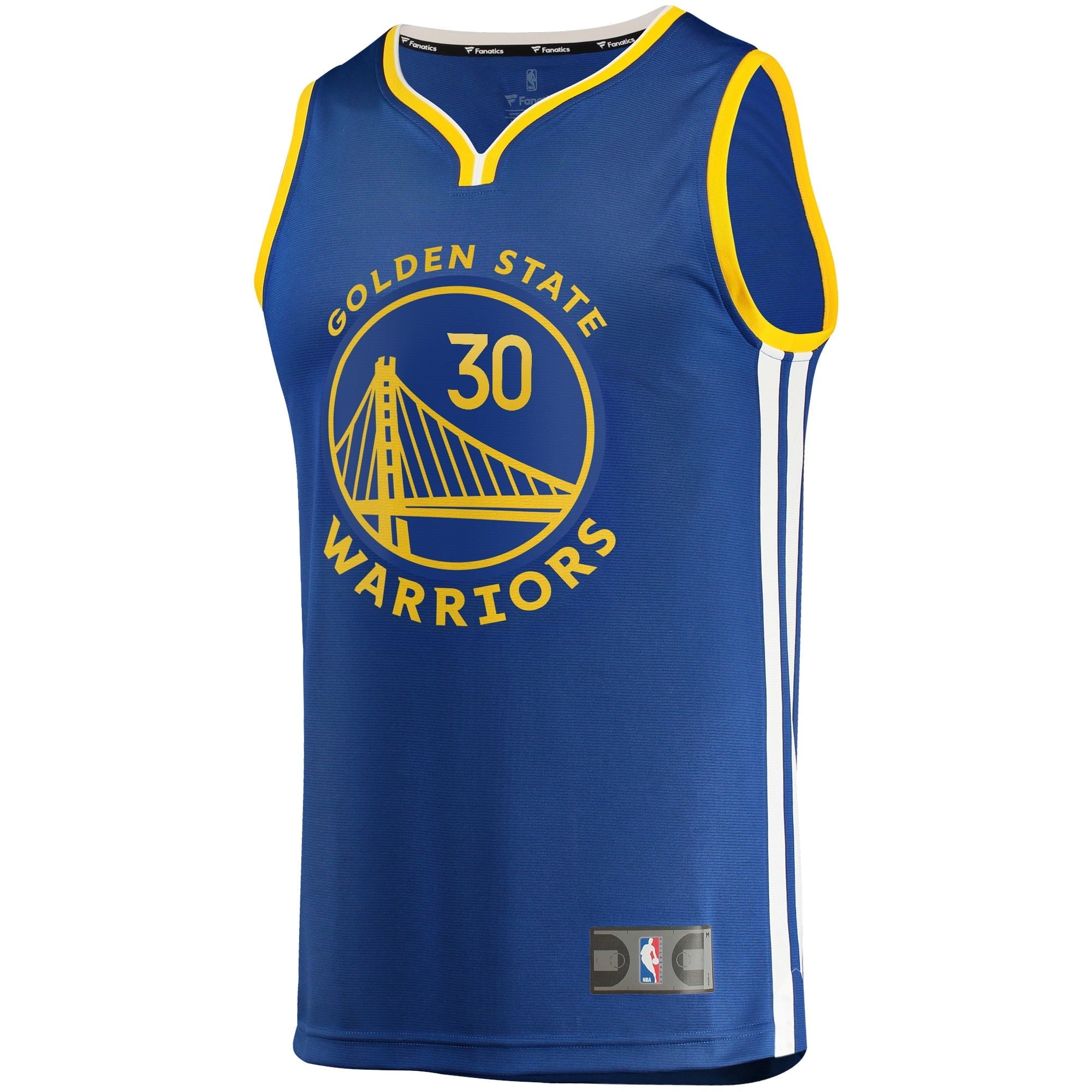 Men's Fanatics Branded Stephen Curry Blue Golden State Warriors Fast Break Replica Jersey - Icon Edition - PersonalJerseys