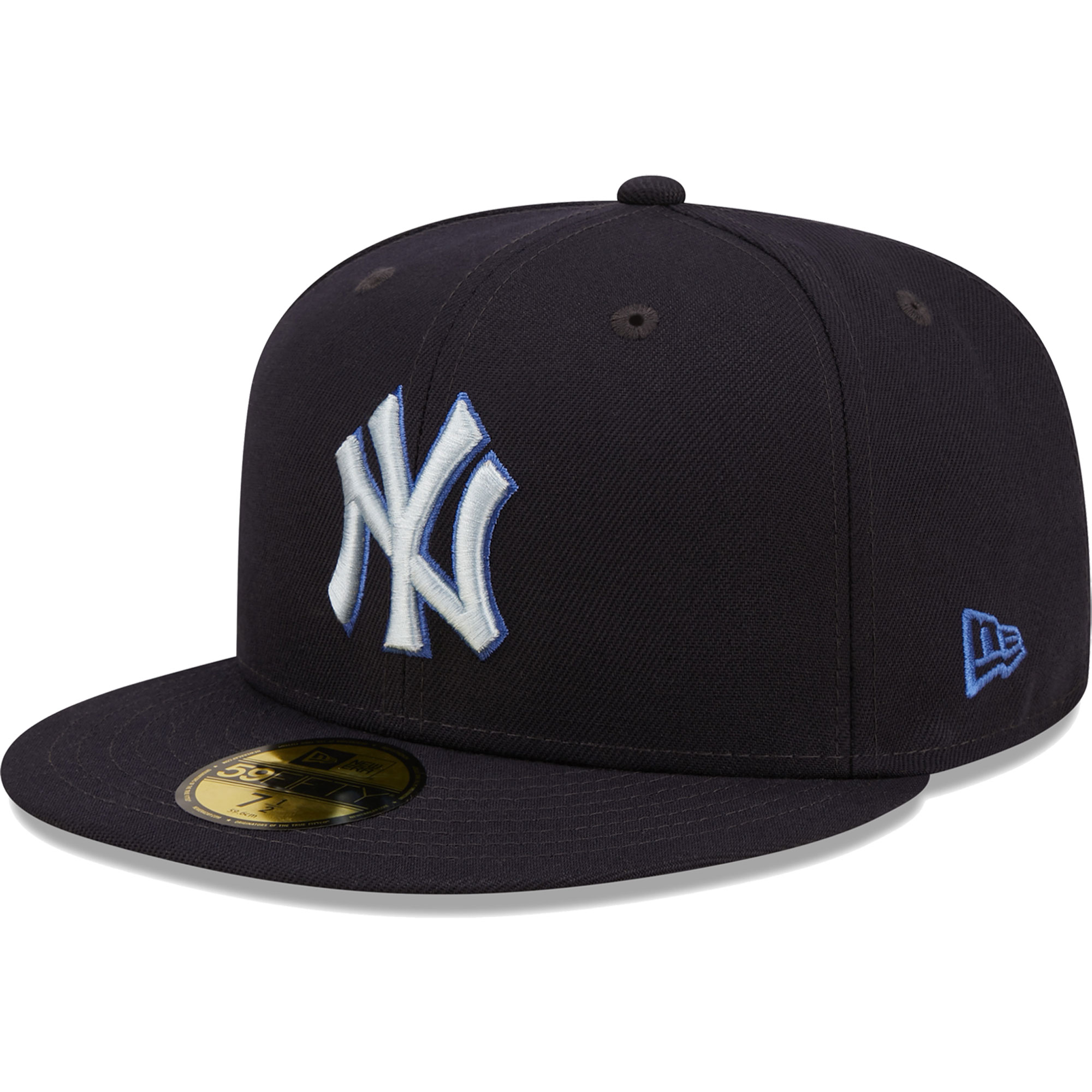 New York Yankees New Era Monochrome Camo 59FIFTY Fitted Hat - Navy - PersonalJerseys