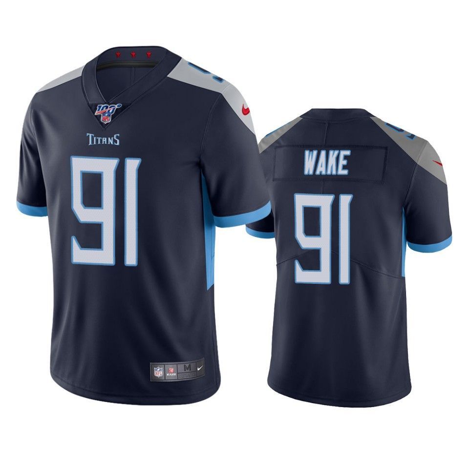 Tennessee Titans Cameron Wake Navy 100th Season Vapor Limited Jersey - Friend Lounge Store - Shop for All Things Jerseys Sports - PersonalJerseys