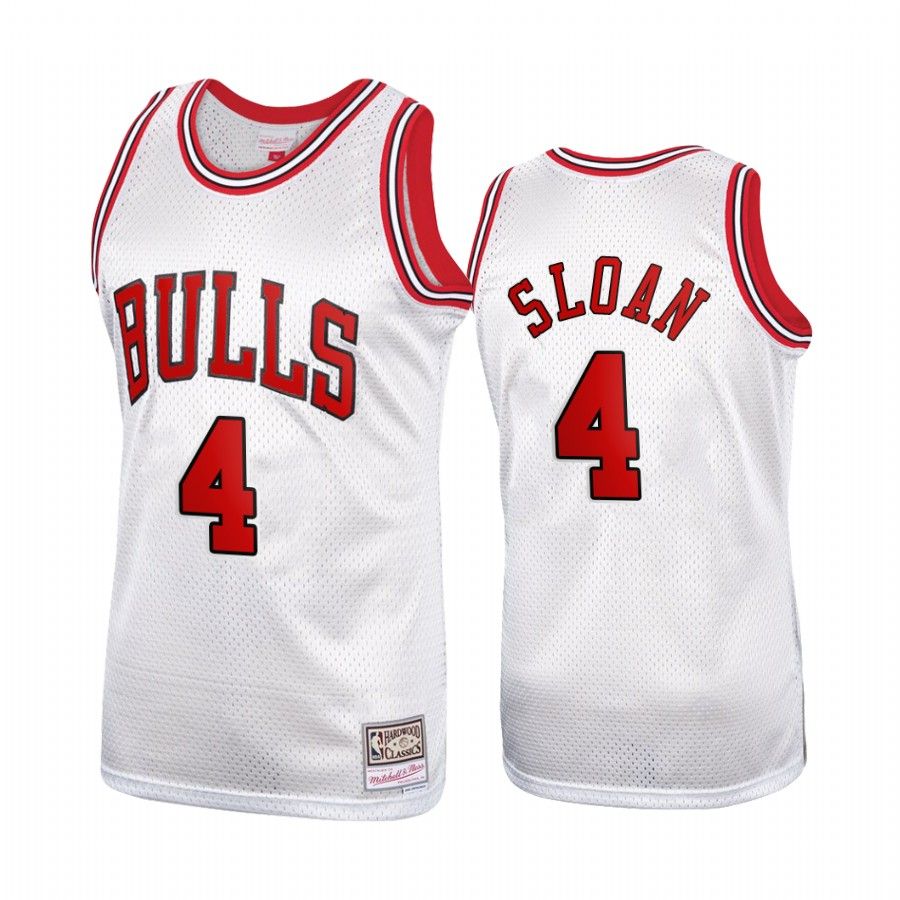 Chicago Bulls Jerry Sloan #4 Platinum HWC Limited Jersey - Friend Lounge Store - Shop for All Things Jerseys Sports - PersonalJerseys
