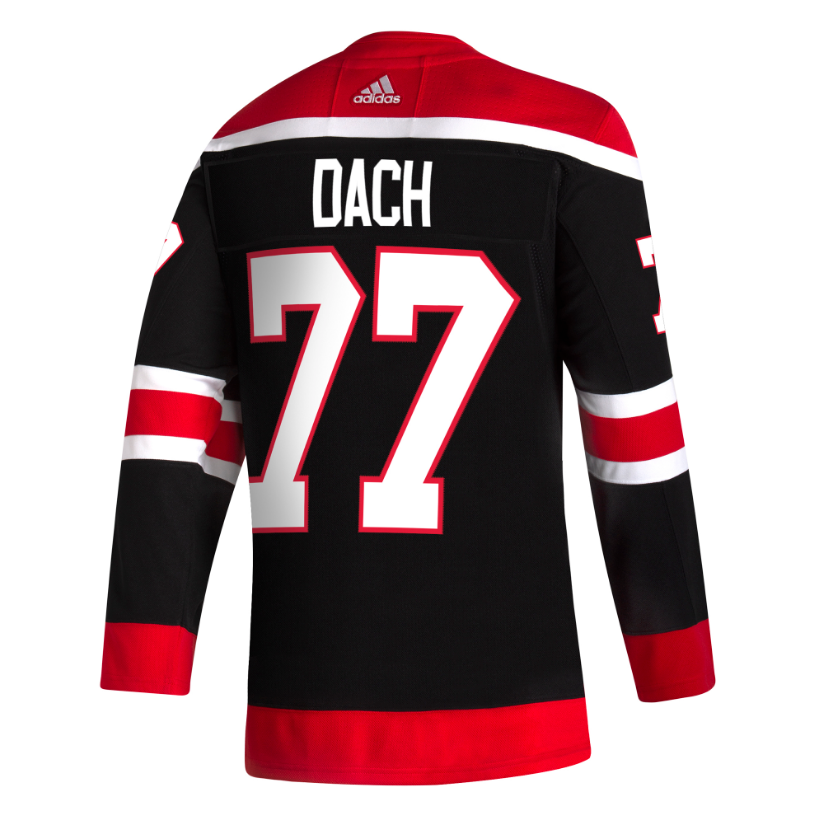 Men's Chicago Blackhawks Kirby Dach adidas Black Reverse Retro Premium Twill Authentic Team Jersey - PersonalJerseys