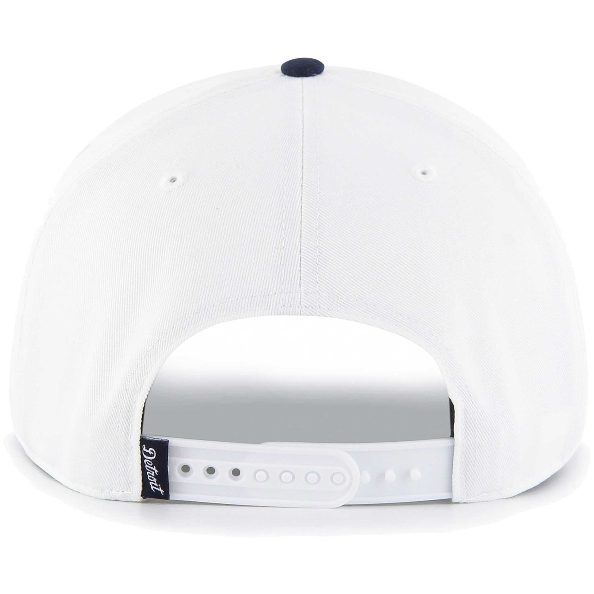 Detroit Tigers '47 Flag Script Hitch Snapback Hat - White - PersonalJerseys