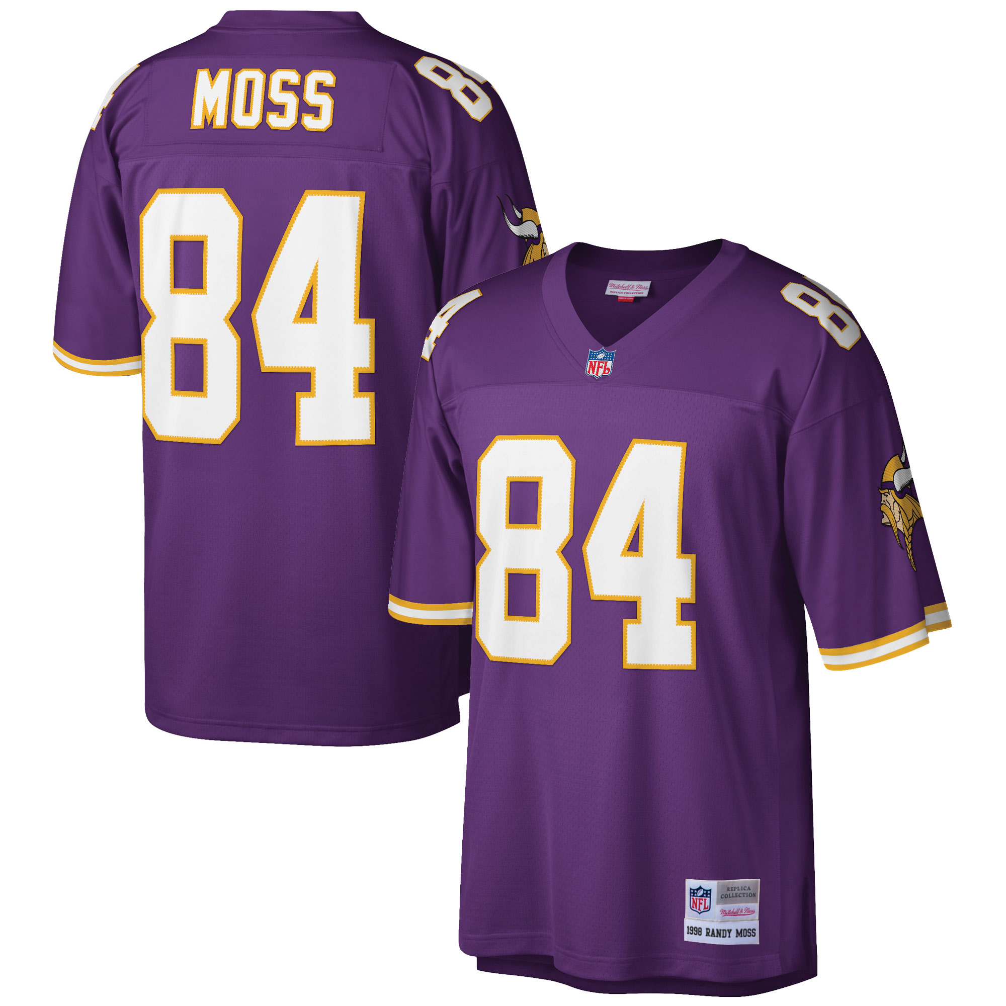 Randy Moss Minnesota Vikings Mitchell & Ness Retired Player Legacy Replica Jersey - Purple - PersonalJerseys