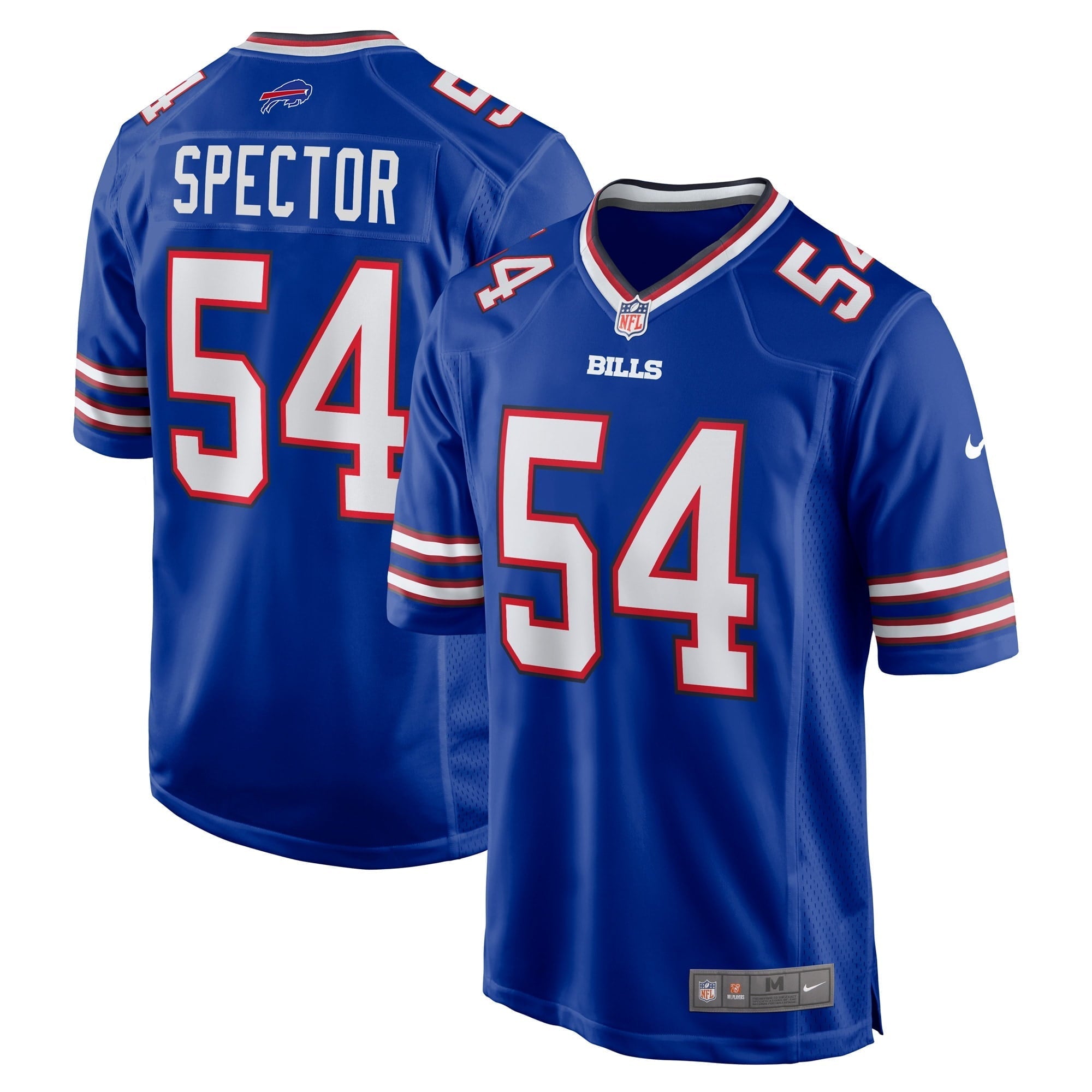 Men's Nike Baylon Spector Royal Buffalo Bills Game Jersey - PersonalJerseys