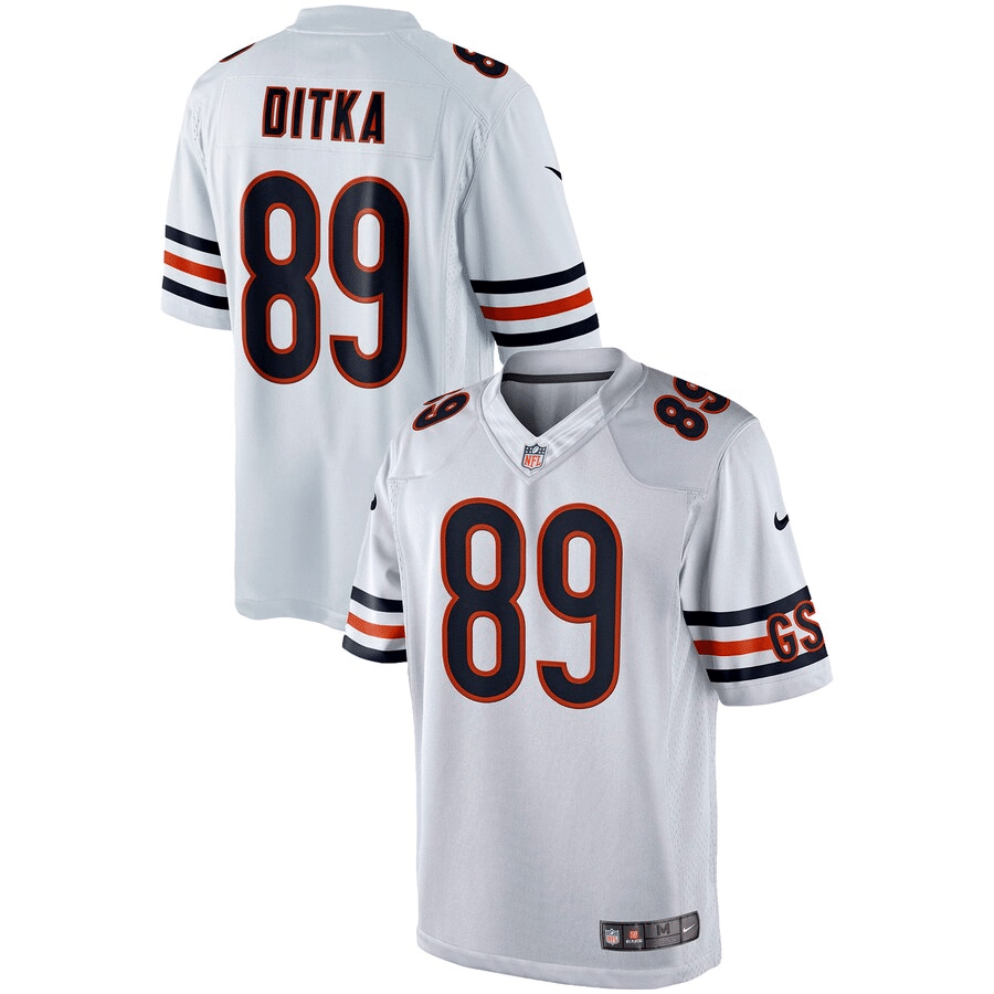 Mike Ditka Chicago Bears White Retired Player Limited Jersey - Friend Lounge Store - Shop for All Things Jerseys Sports - PersonalJerseys