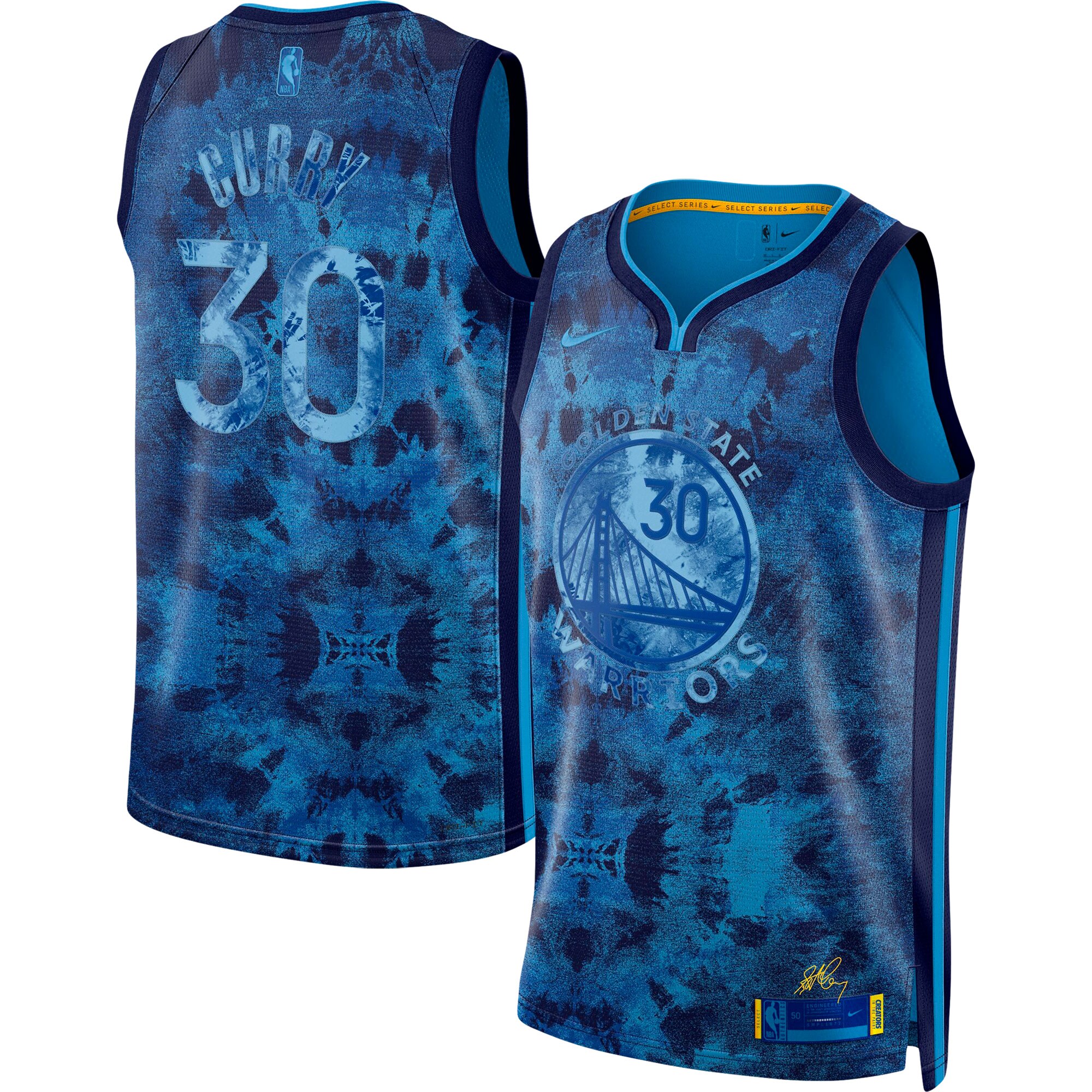 Stephen Curry Golden State Warriors Nike Unisex Select Series Swingman Jersey - Royal - PersonalJerseys