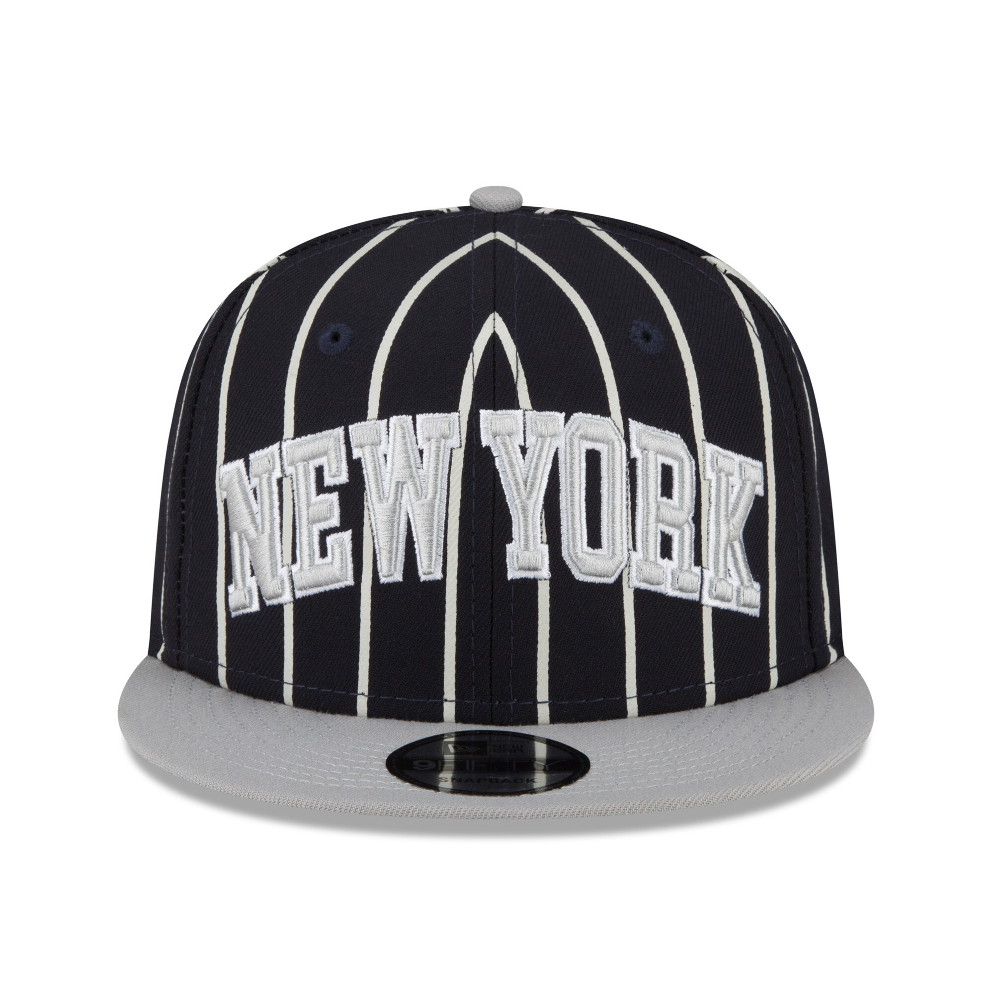 New York Yankees New Era City Arch 9FIFTY Snapback Hat - Navy/Gray - PersonalJerseys
