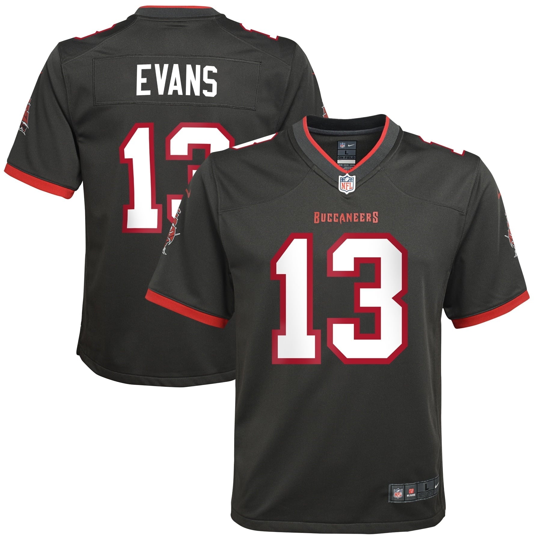 Youth Nike Mike Evans Pewter Tampa Bay Buccaneers Game Jersey - PersonalJerseys
