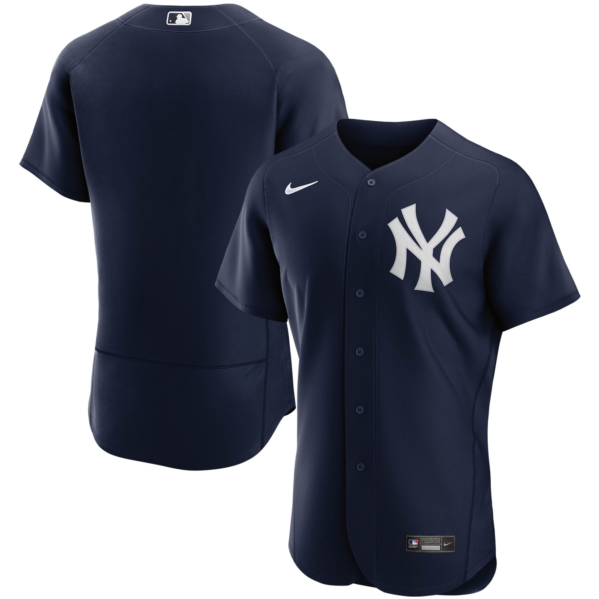 New York Yankees Nike Alternate Authentic Team Jersey - Navy - PersonalJerseys