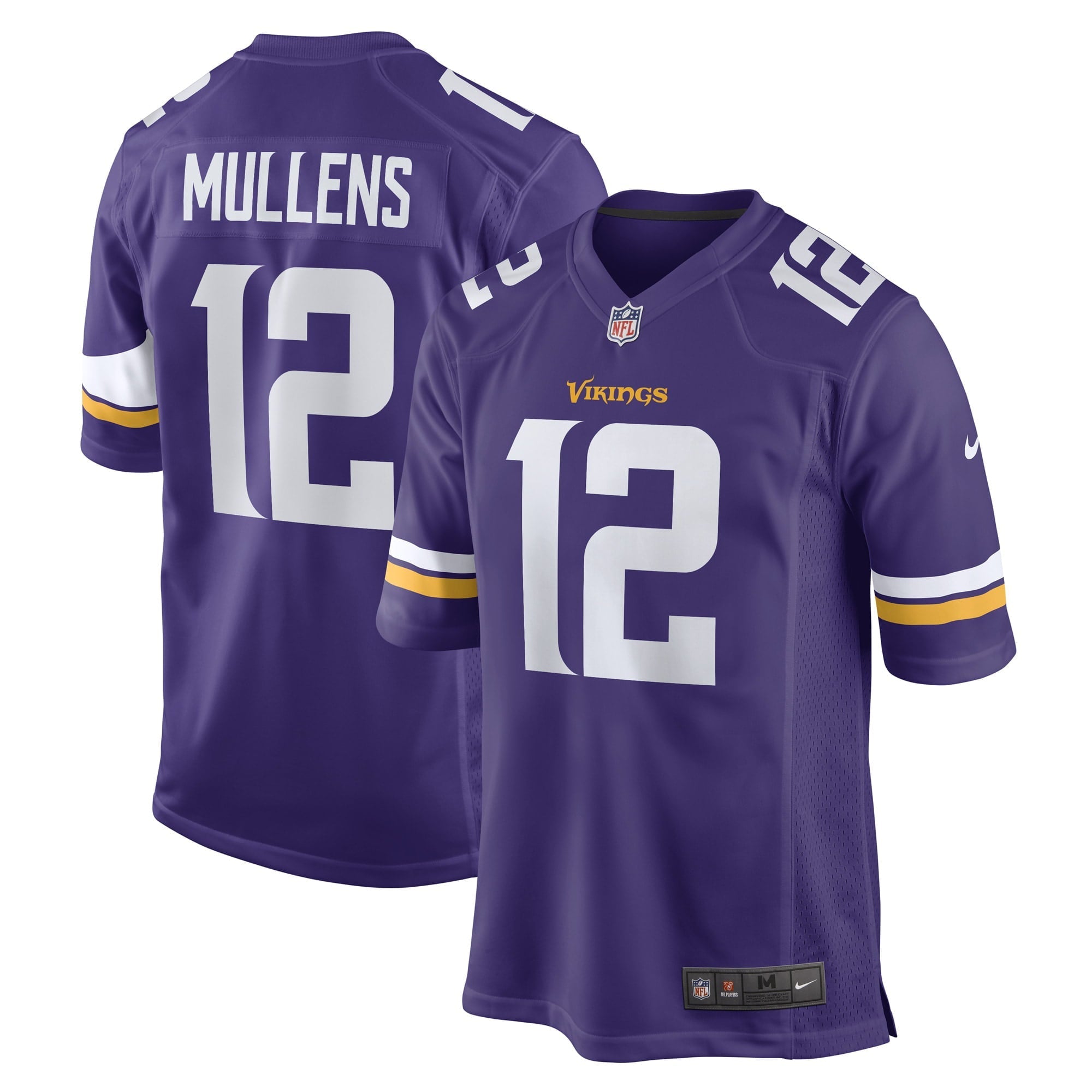 Men's Nike Nick Mullens Purple Minnesota Vikings Game Player Jersey - PersonalJerseys