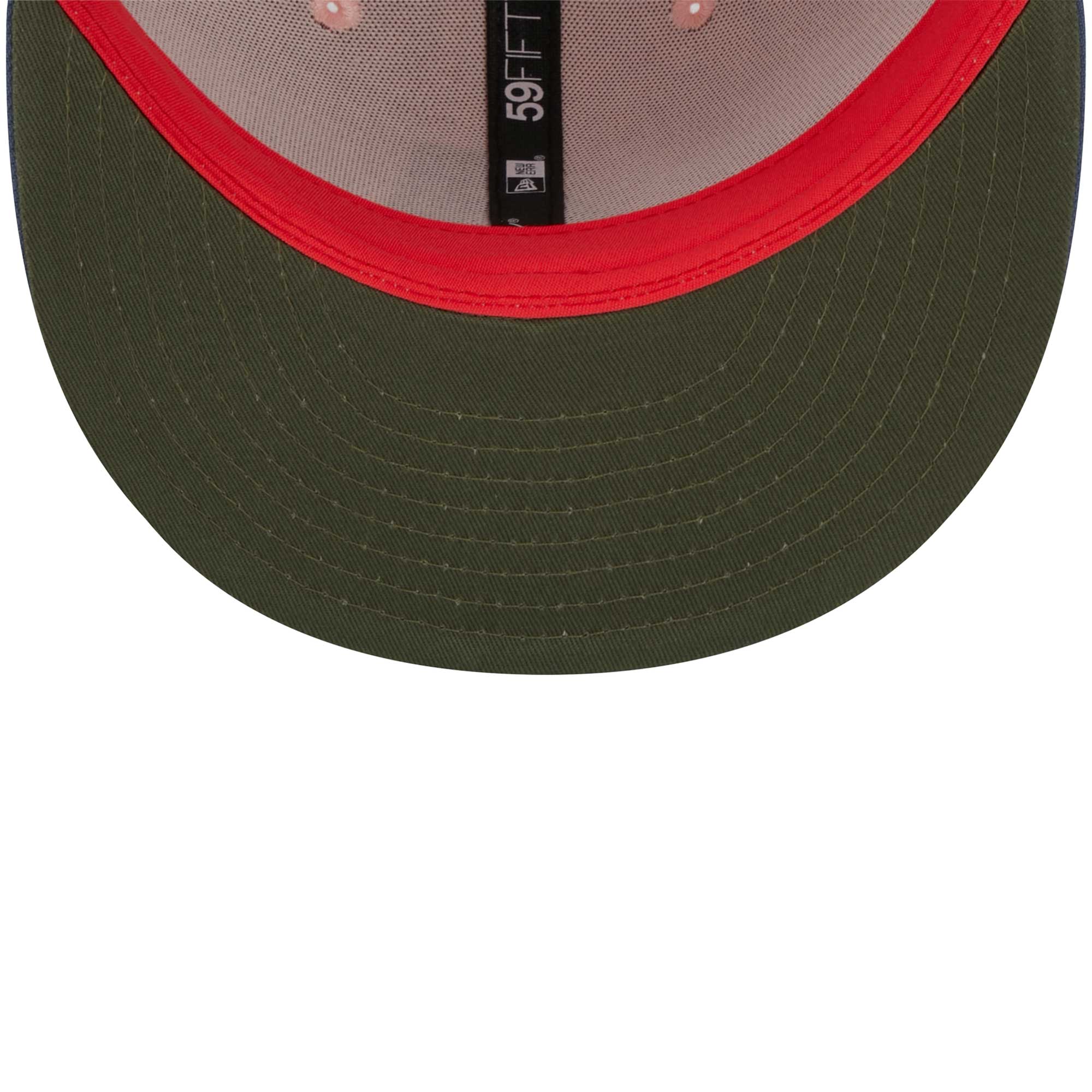 Arizona Diamondbacks New Era  Olive Undervisor 59FIFTY Fitted Hat - Pink/Blue - PersonalJerseys