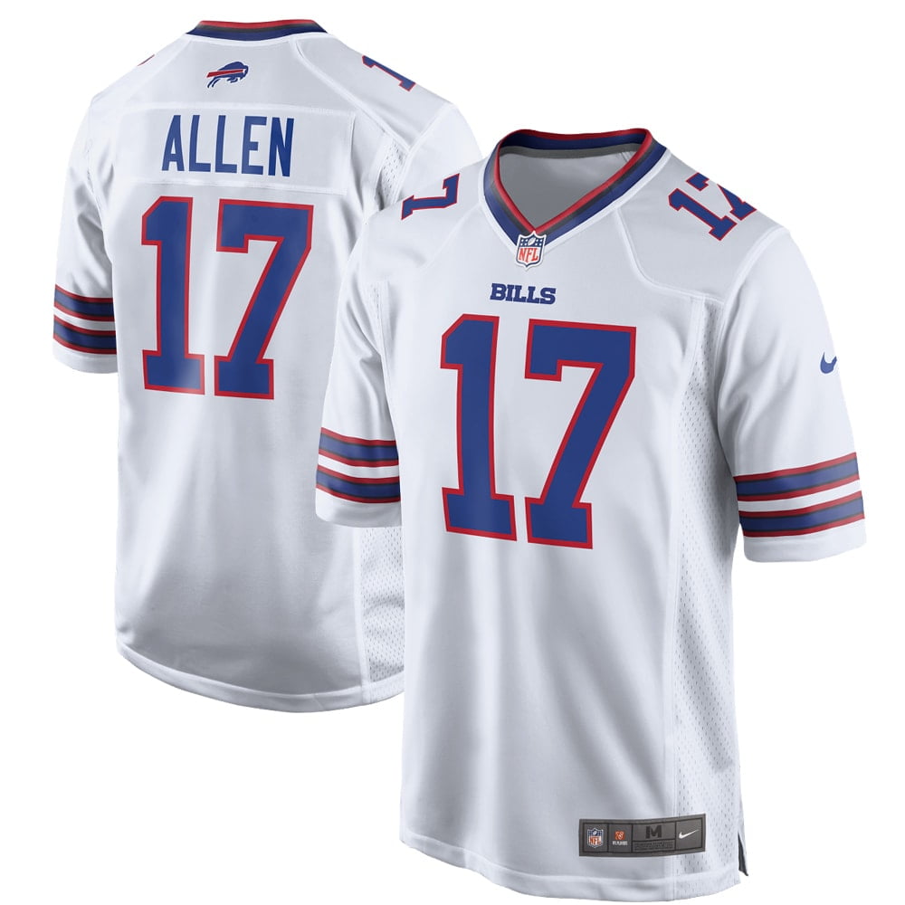 Men's Nike Josh Allen White Buffalo Bills Game Player Jersey - PersonalJerseys
