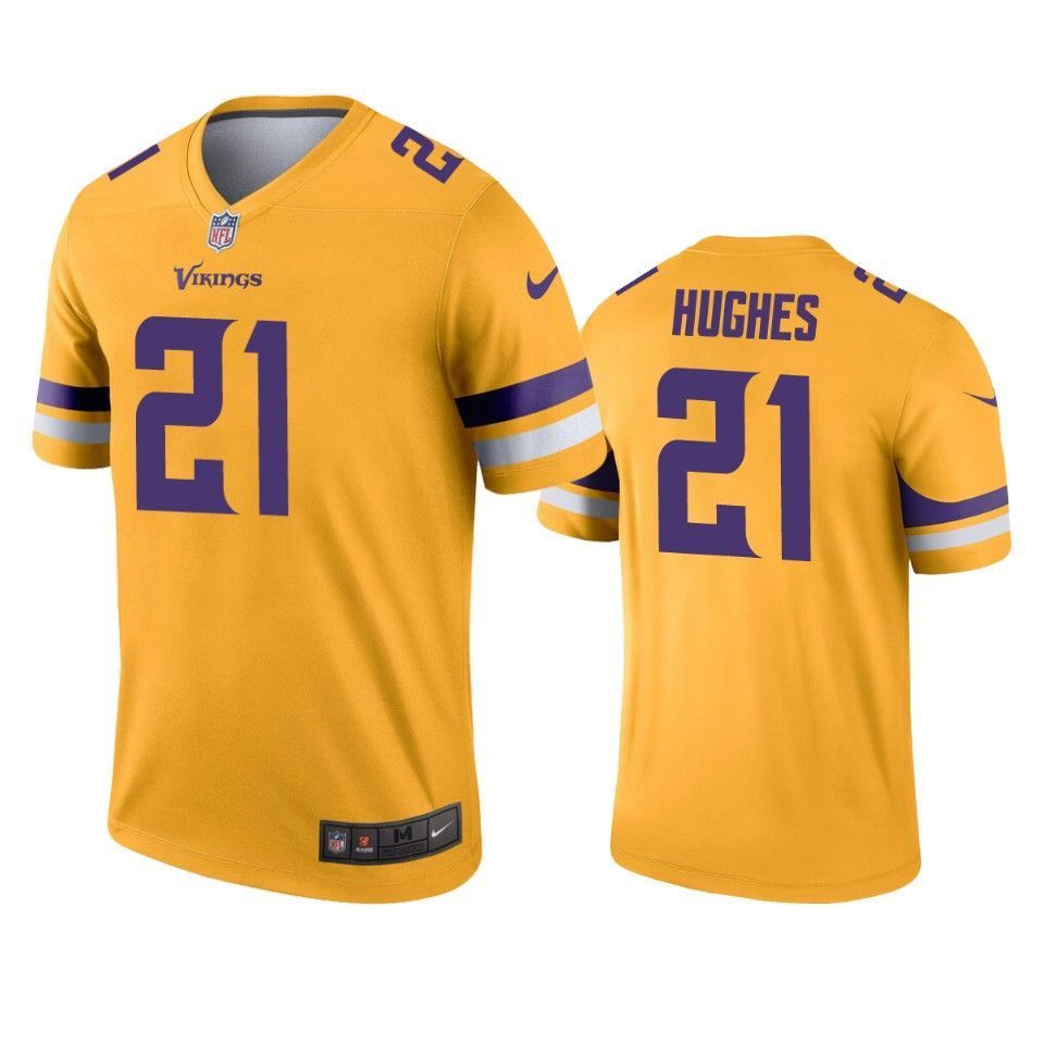 Minnesota Vikings Mike Hughes Gold Inverted Legend Jersey - Friend Lounge Store - Shop for All Things Jerseys Sports - PersonalJerseys