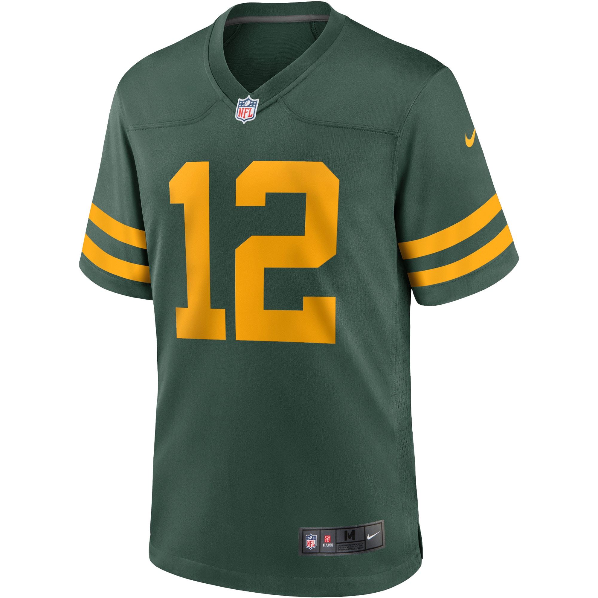 Green Bay Packers Aaron Rodgers Green Alternate Game Player Jersey for Youth Women Men - Friend Lounge Store - Shop for All Things Jerseys Sports - PersonalJerseys