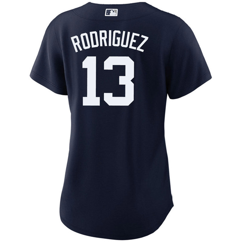 Women's New York Yankees Alex Rodriguez Replica Alternate Jersey - Navy - PersonalJerseys