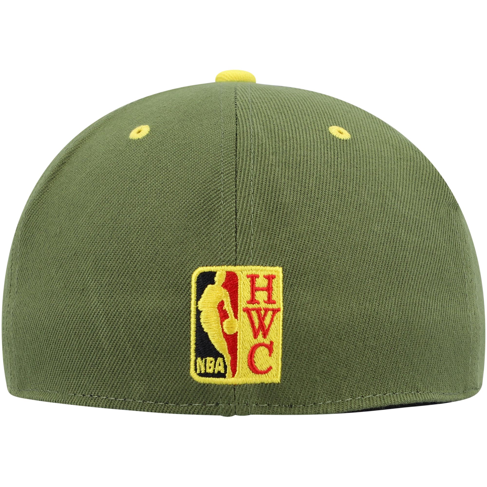 Chicago Bulls Mitchell &Ness x Lids 30th Anniversary Hardwood Classics Dusty Fitted Hat - Olive - PersonalJerseys