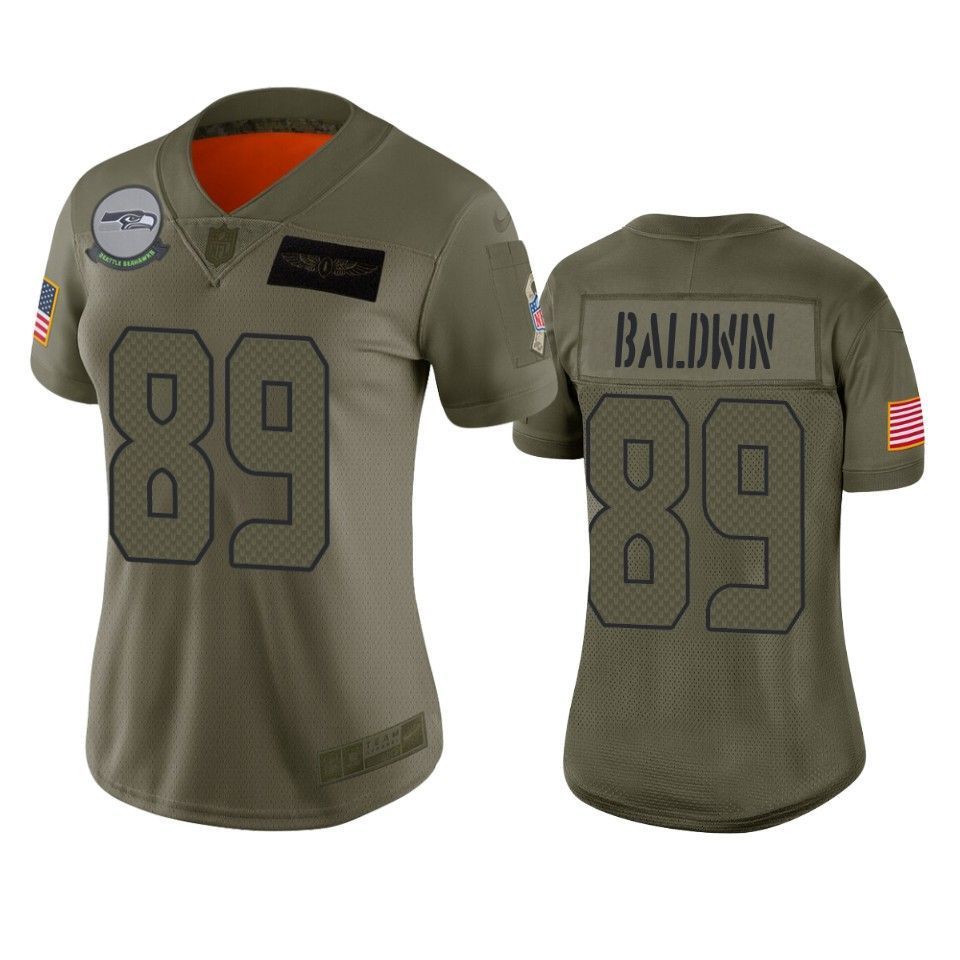 Women's Seattle Seahawks Doug Baldwin Camo 2019 Salute to Service Limited Jersey - Friend Lounge Store - Shop for All Things Jerseys Sports - PersonalJerseys