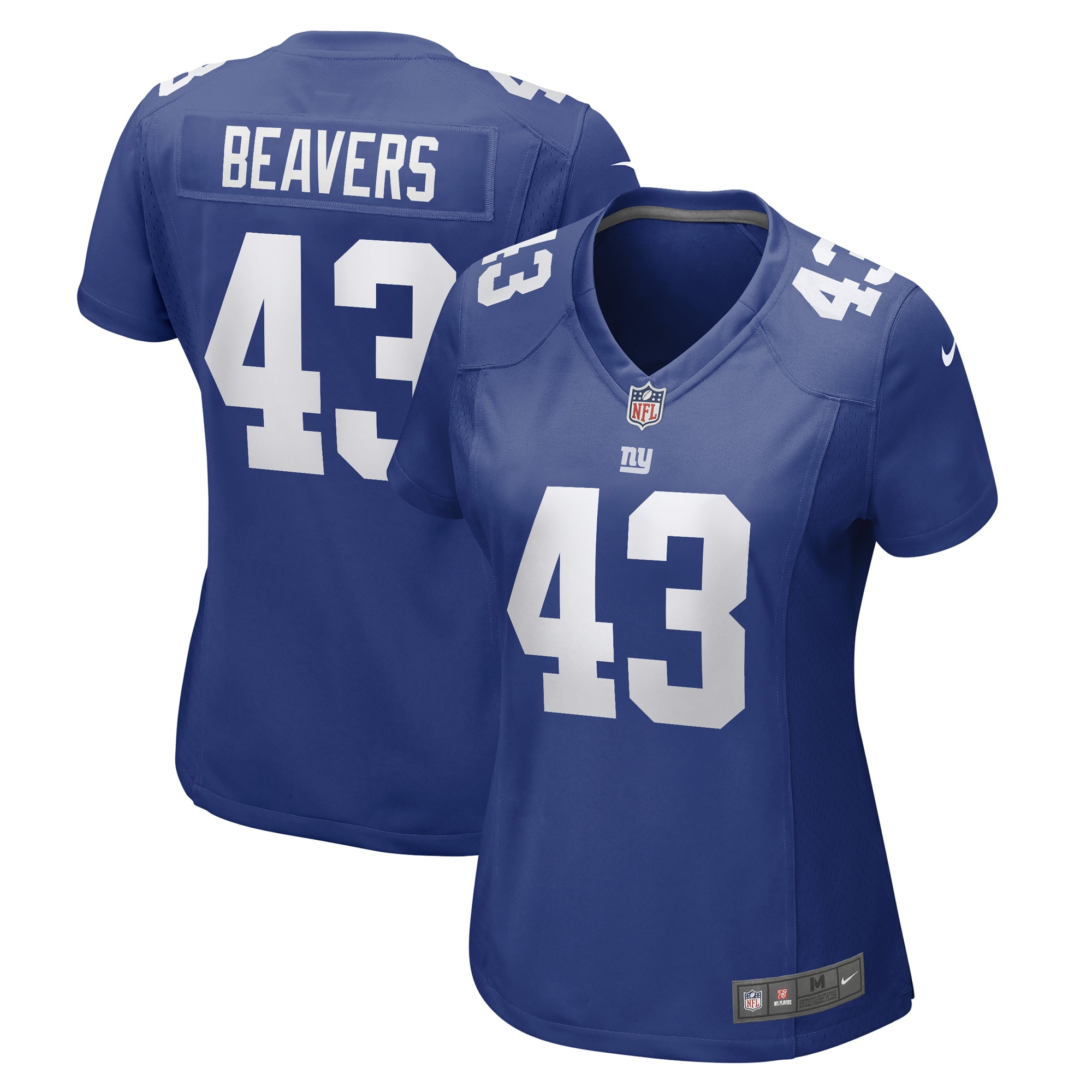 New York Giants Darrian Beavers Royal Game Player Jersey for Youth Women Men - Friend Lounge Store - Shop for All Things Jerseys Sports - PersonalJerseys