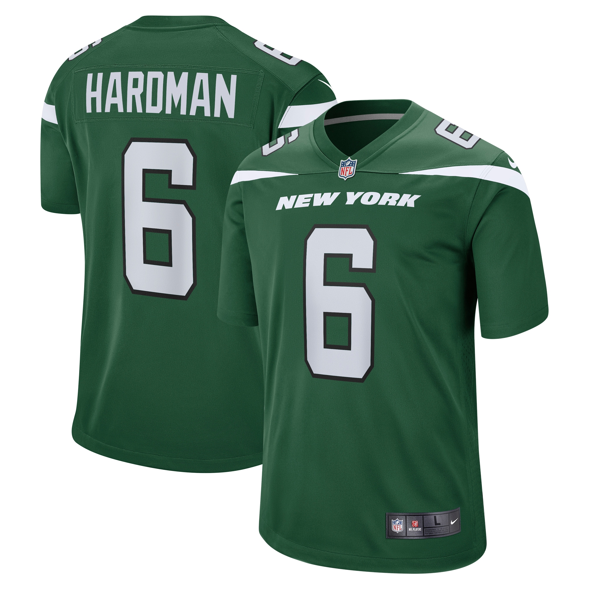 New York Jets Mecole Hardman Gotham Green Game Jersey for Youth Women Men - Friend Lounge Store - Shop for All Things Jerseys Sports - PersonalJerseys