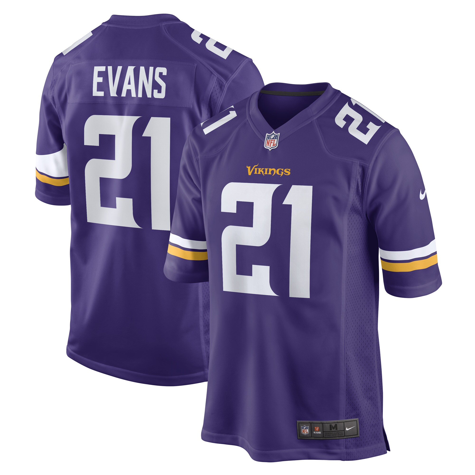 Minnesota Vikings Akayleb Evans Purple Game Player Jersey for Youth Women Men - Friend Lounge Store - Shop for All Things Jerseys Sports - PersonalJerseys