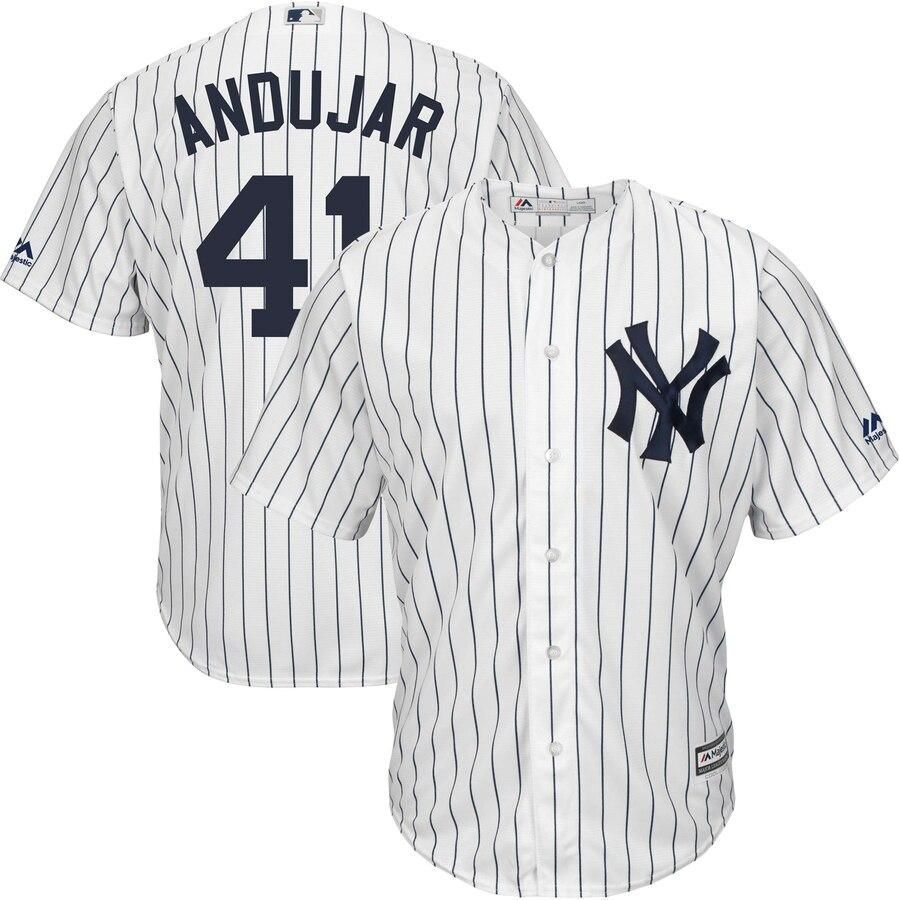 Miguel Andujar New York Yankees Majestic Home Official Cool Base Player Jersey - White - Friend Lounge Store - Shop for All Things Jerseys Sports - PersonalJerseys