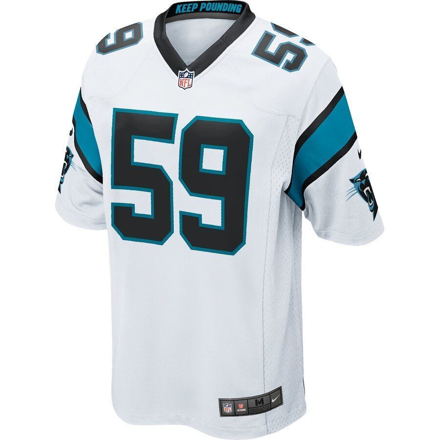 Luke Kuechly Carolina Panthers Game Jersey - White - Friend Lounge Store - Shop for All Things Jerseys Sports - PersonalJerseys