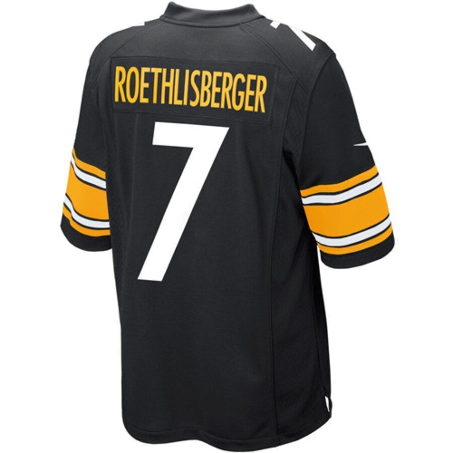Ben Roethlisberger Pittsburgh Steelers Game Jersey - Black - Friend Lounge Store - Shop for All Things Jerseys Sports - PersonalJerseys