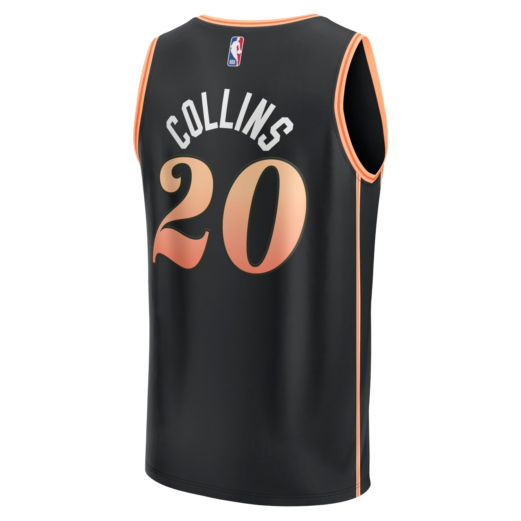Youth Fanatics Branded John Collins Black Atlanta Hawks 2022/23 Fastbreak Jersey - City Edition - PersonalJerseys