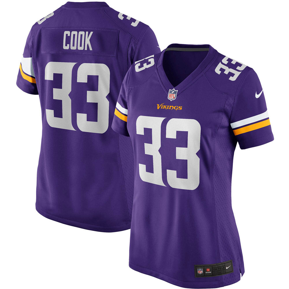 Women's Minnesota Vikings Dalvin Cook Player Game Jersey Purple - Sports Wear Jersey - PersonalJerseys