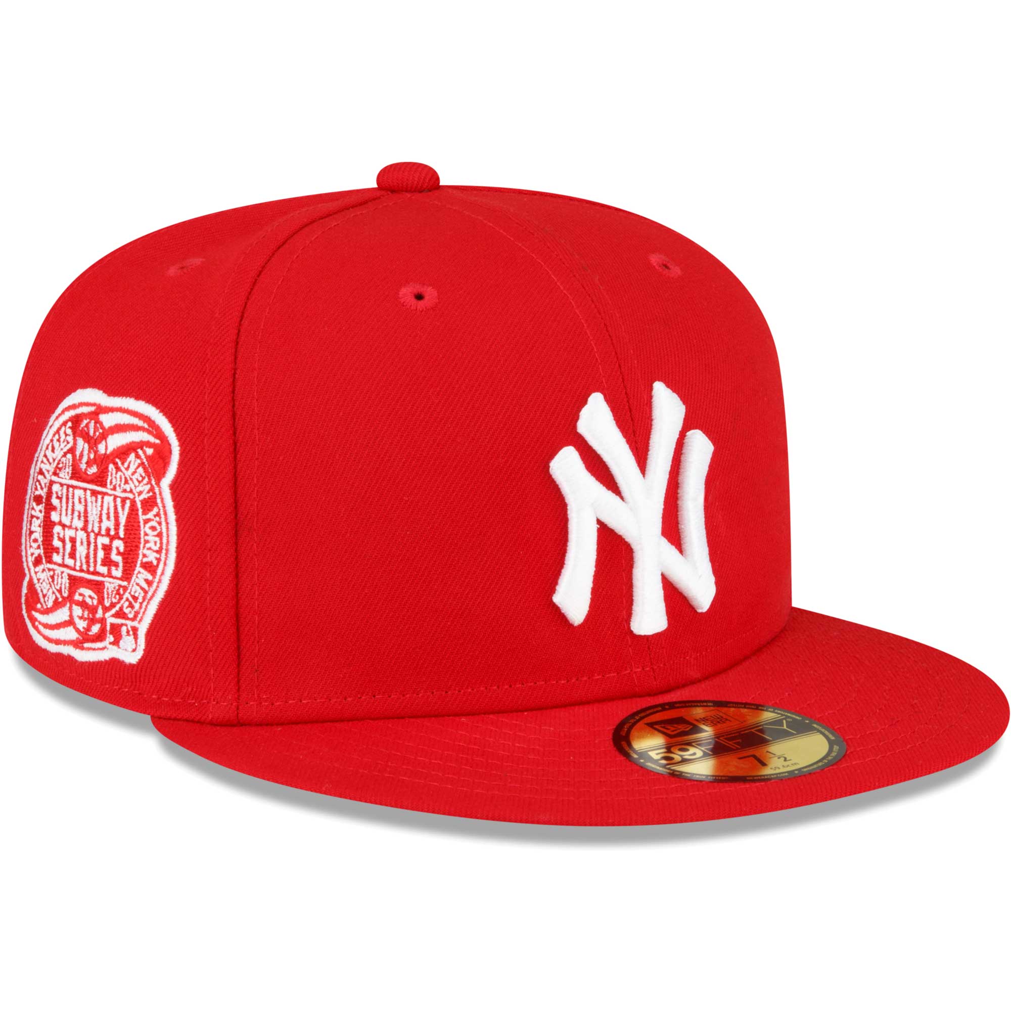 New York Yankees New Era Sidepatch 59FIFTY Fitted Hat - Red - PersonalJerseys