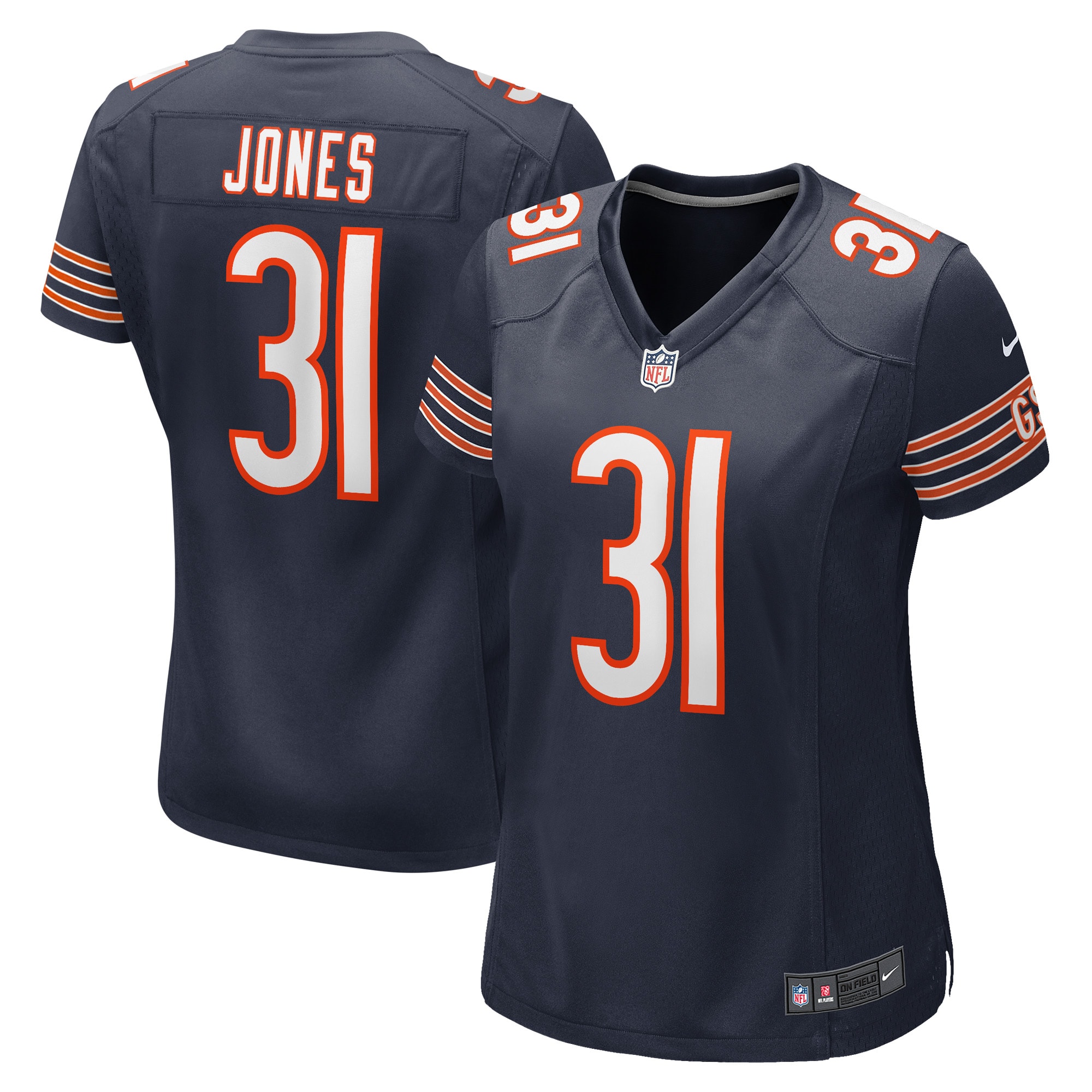 Jaylon Jones Chicago Bears Nike Women's Game Player Jersey - Navy - PersonalJerseys