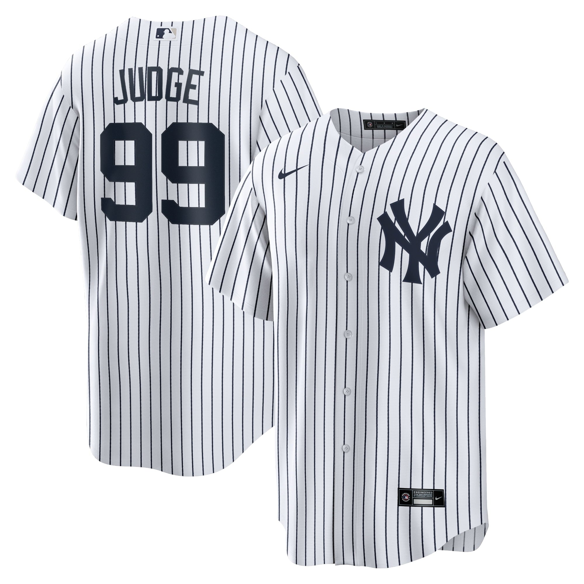 Men's Nike Aaron Judge White New York Yankees Home Replica Player Name Jersey - PersonalJerseys