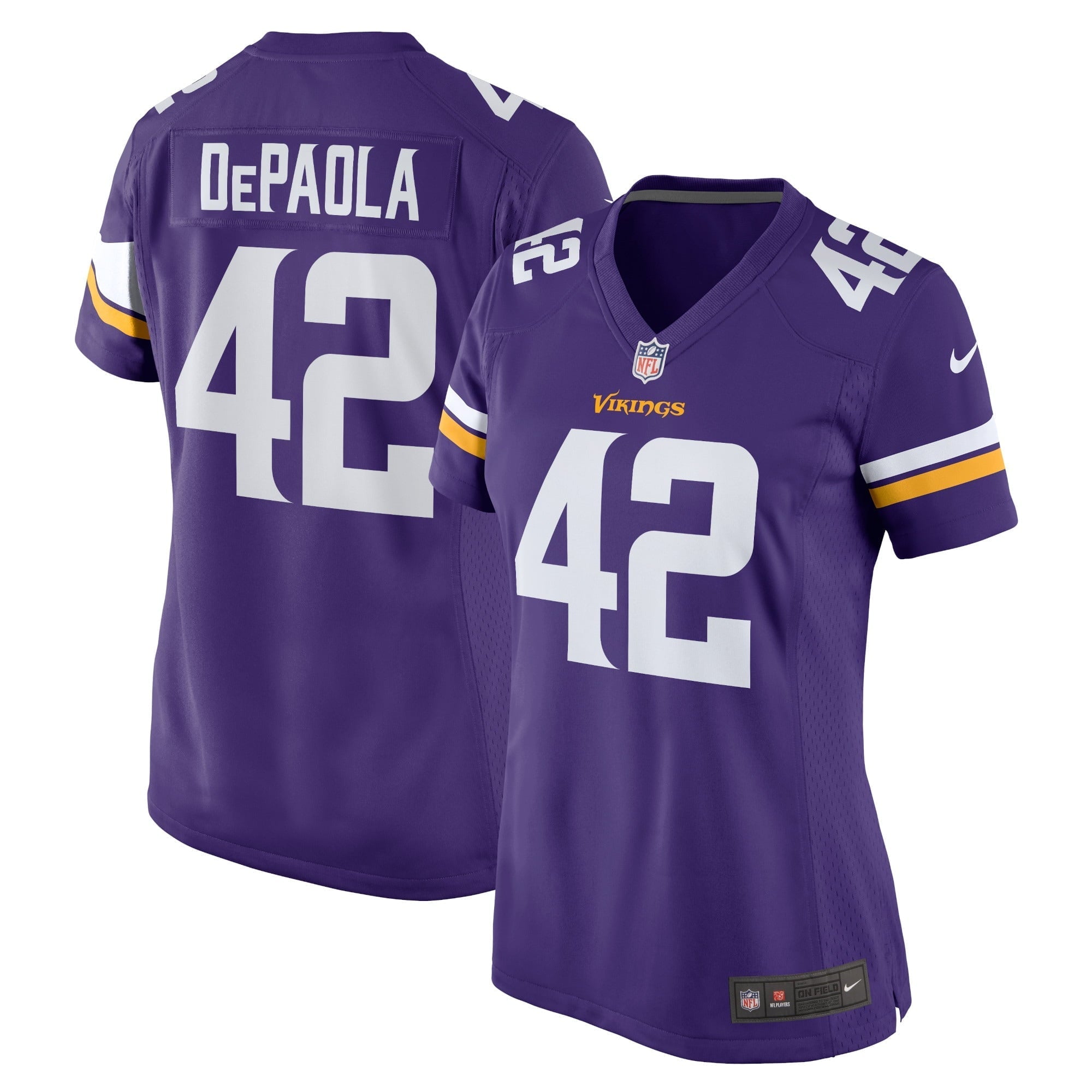 Women's Nike Andrew DePaola Purple Minnesota Vikings Game Jersey - PersonalJerseys