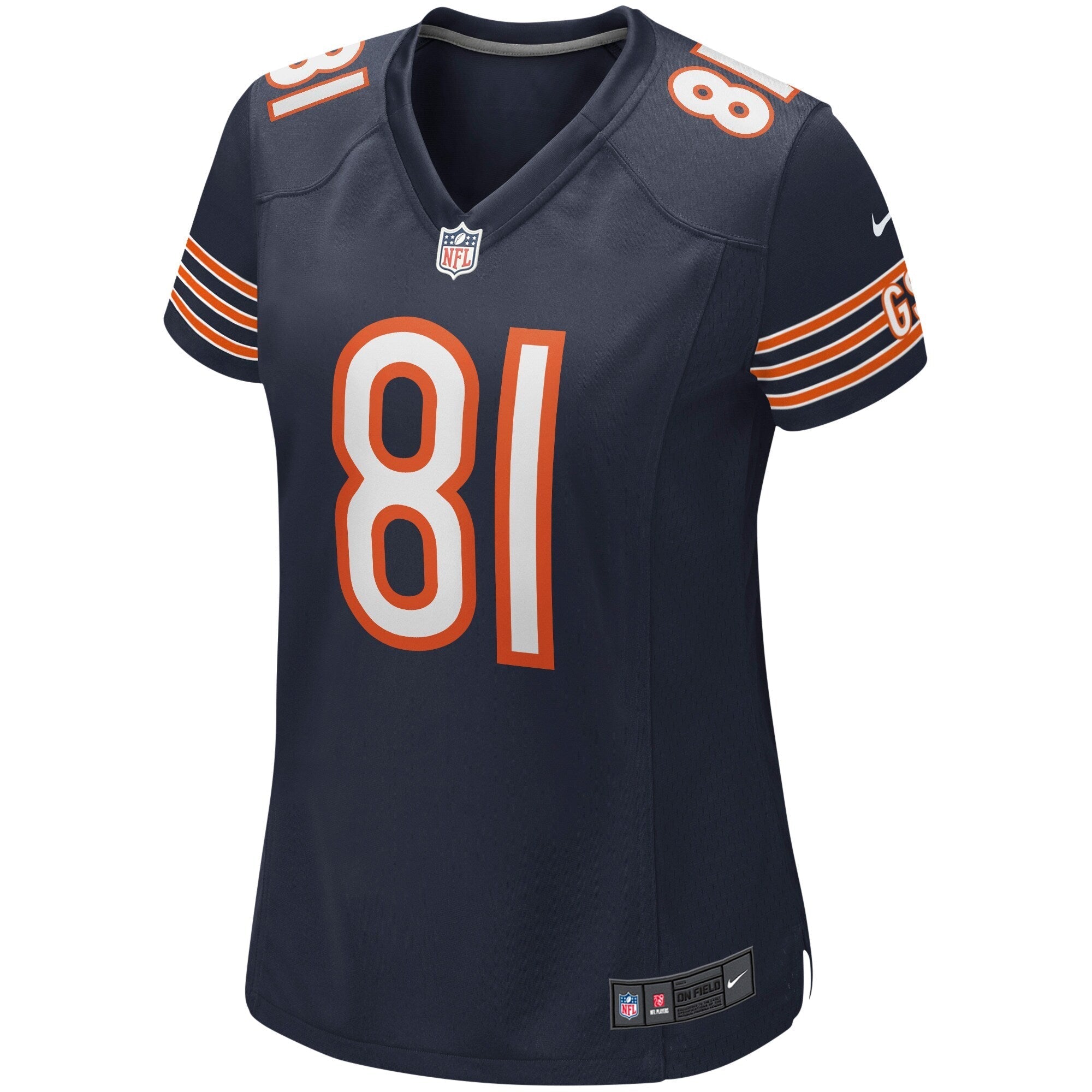 Women's Nike Doug Atkins Navy Chicago Bears Game Retired Player Jersey - PersonalJerseys