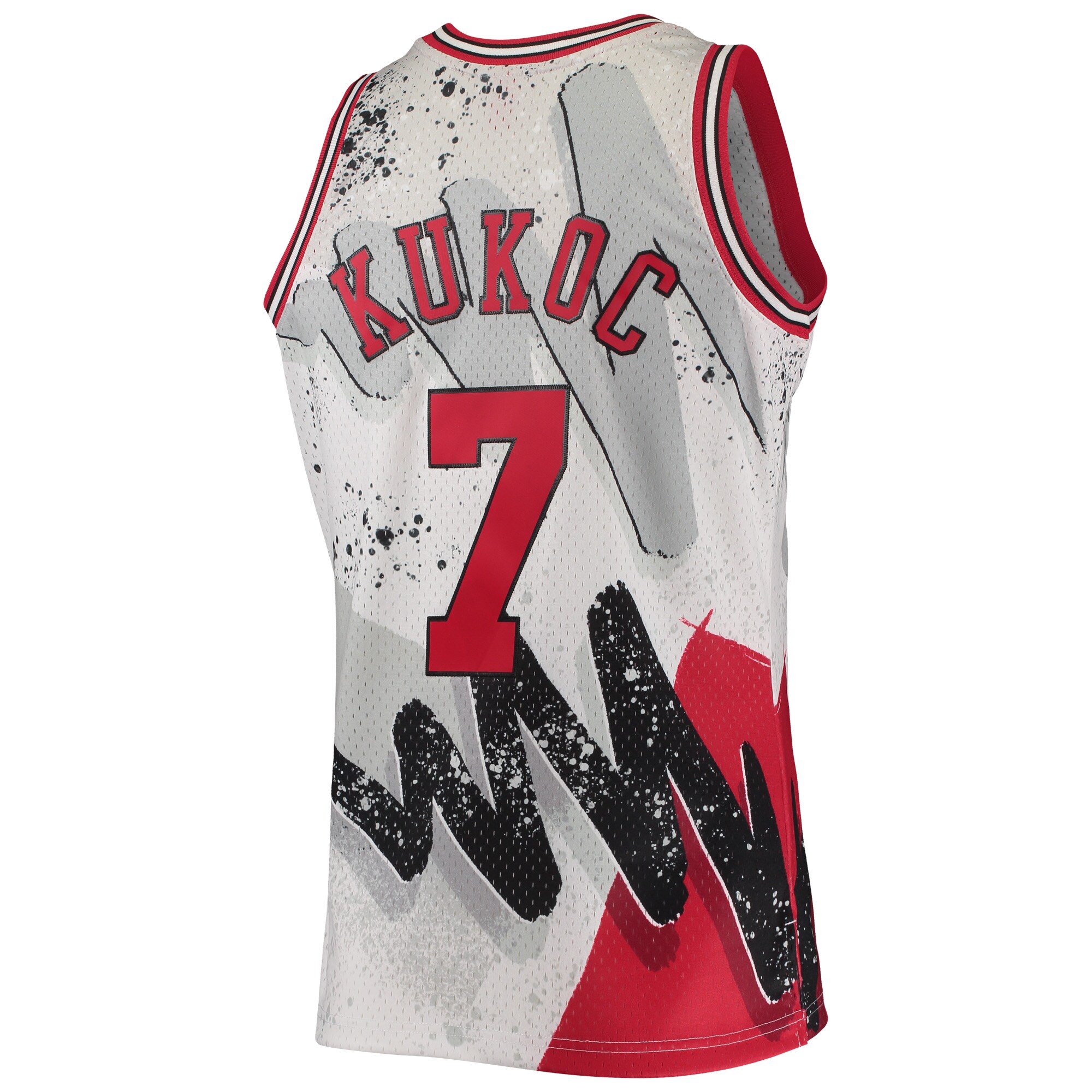 Toni Kukoc Chicago Bulls Mitchell &Ness Hardwood Classics 1995/96 Hyper Hoops Swingman Jersey - White - PersonalJerseys