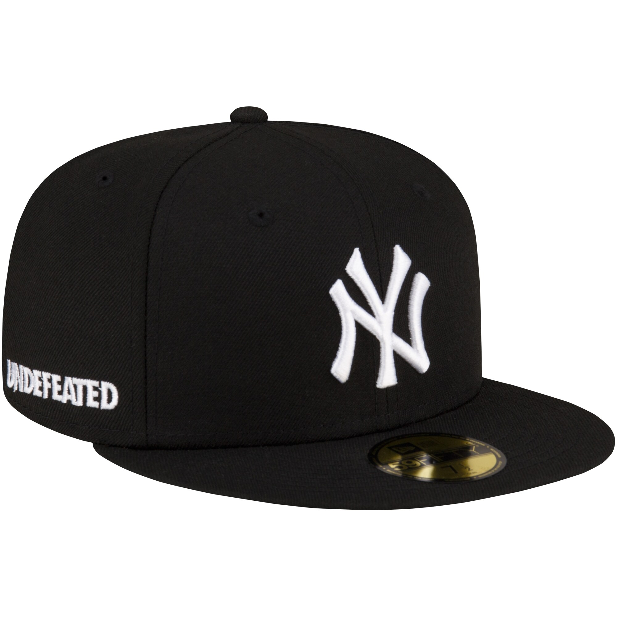 New York Yankees New Era x Undefeated 59FIFTY Fitted Hat - Black - PersonalJerseys
