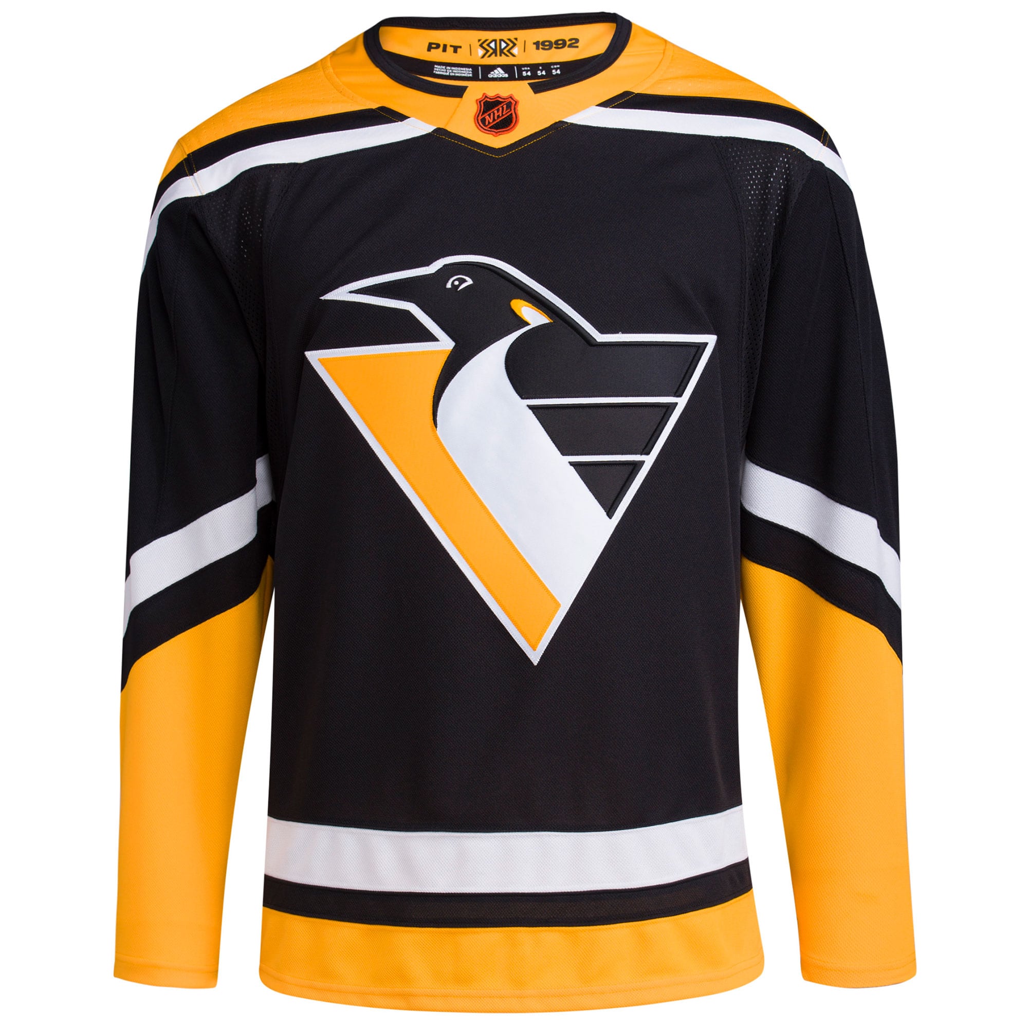 Pittsburgh Penguins adidas Reverse Retro 2.0 Authentic Blank Jersey - Black - PersonalJerseys