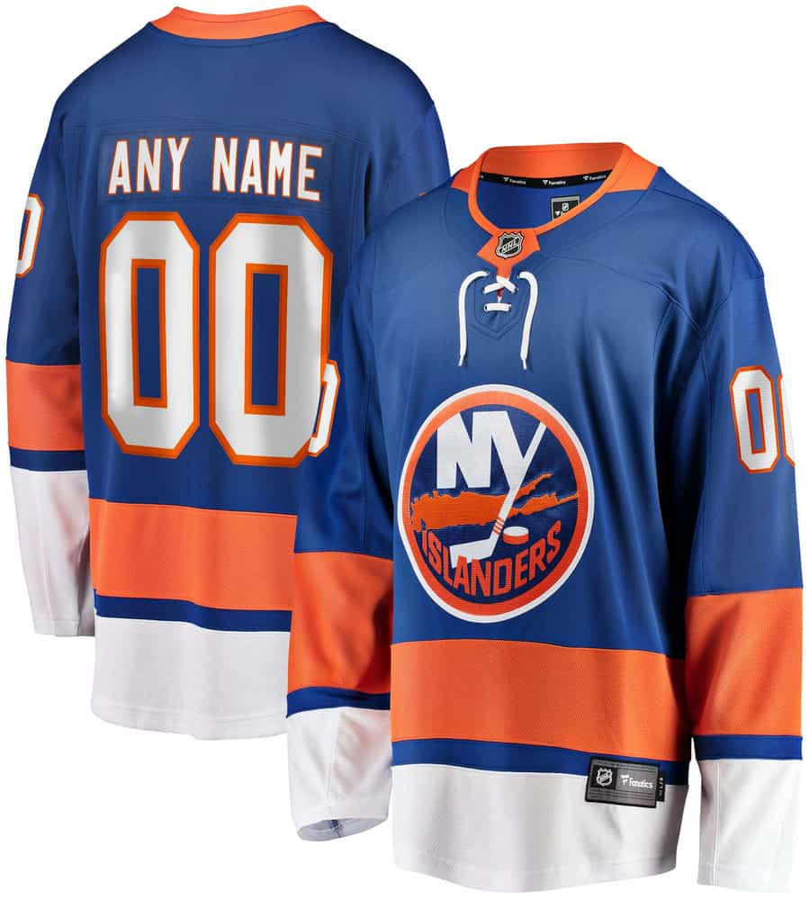 New York Islanders Home Breakaway Custom Jersey - Blue - Friend Lounge Store - Shop for All Things Jerseys Sports - PersonalJerseys