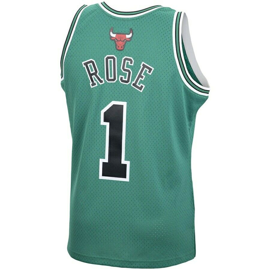 Youth Chicago Bulls Derrick Rose Mitchell &Ness Kelly Green Hardwood Classics Swingman Jersey - PersonalJerseys