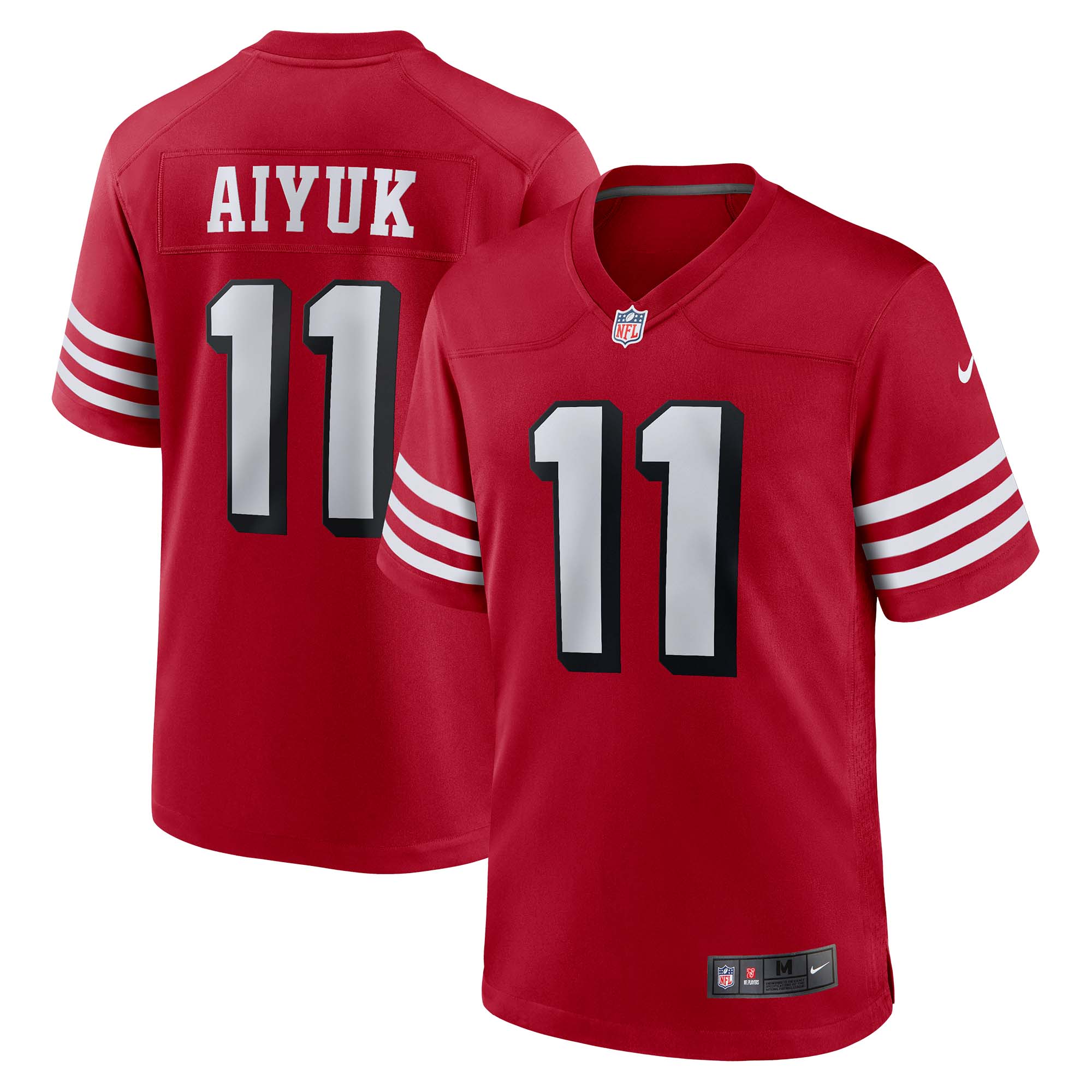 Brandon Aiyuk San Francisco 49ers Nike Alternate Game Jersey - Scarlet - PersonalJerseys