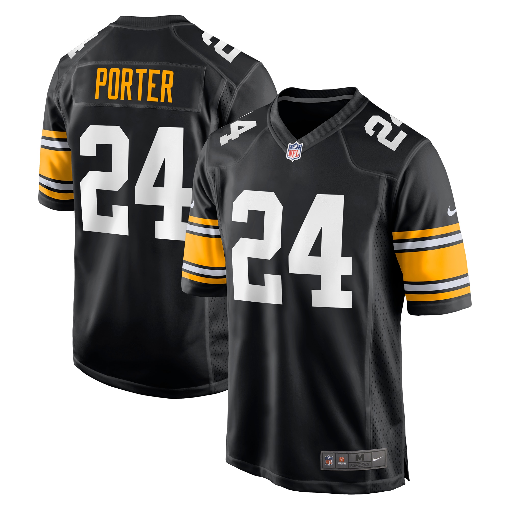 Joey Porter Jr. Pittsburgh Steelers Nike Alternate Game Jersey - Black - PersonalJerseys