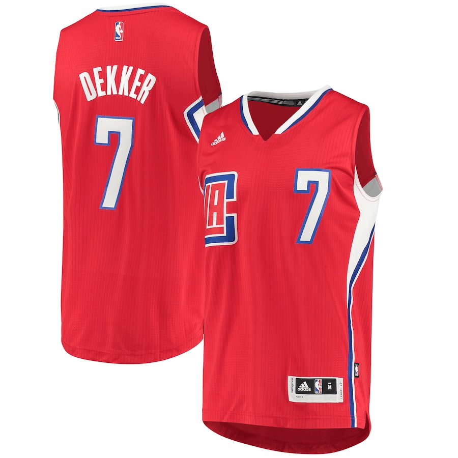 Sam Dekker LA Clippers Swingman Team Jersey - Red - Friend Lounge Store - Shop for All Things Jerseys Sports - PersonalJerseys