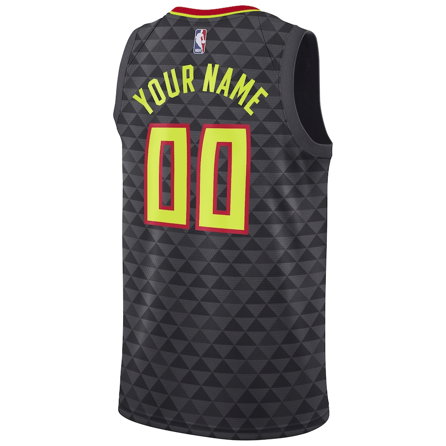 Atlanta Hawks Swingman Custom Jersey Black - Icon Edition - Friend Lounge Store - Shop for All Things Jerseys Sports - PersonalJerseys